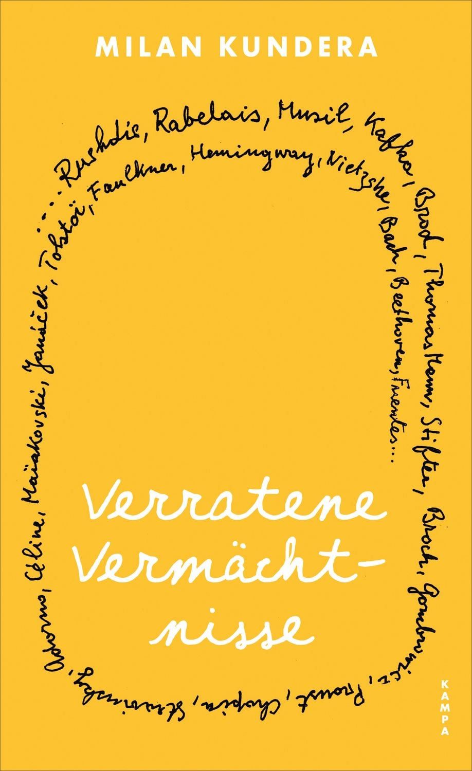 Belletristik Verratene Vermächtnisse Milan Kundera
