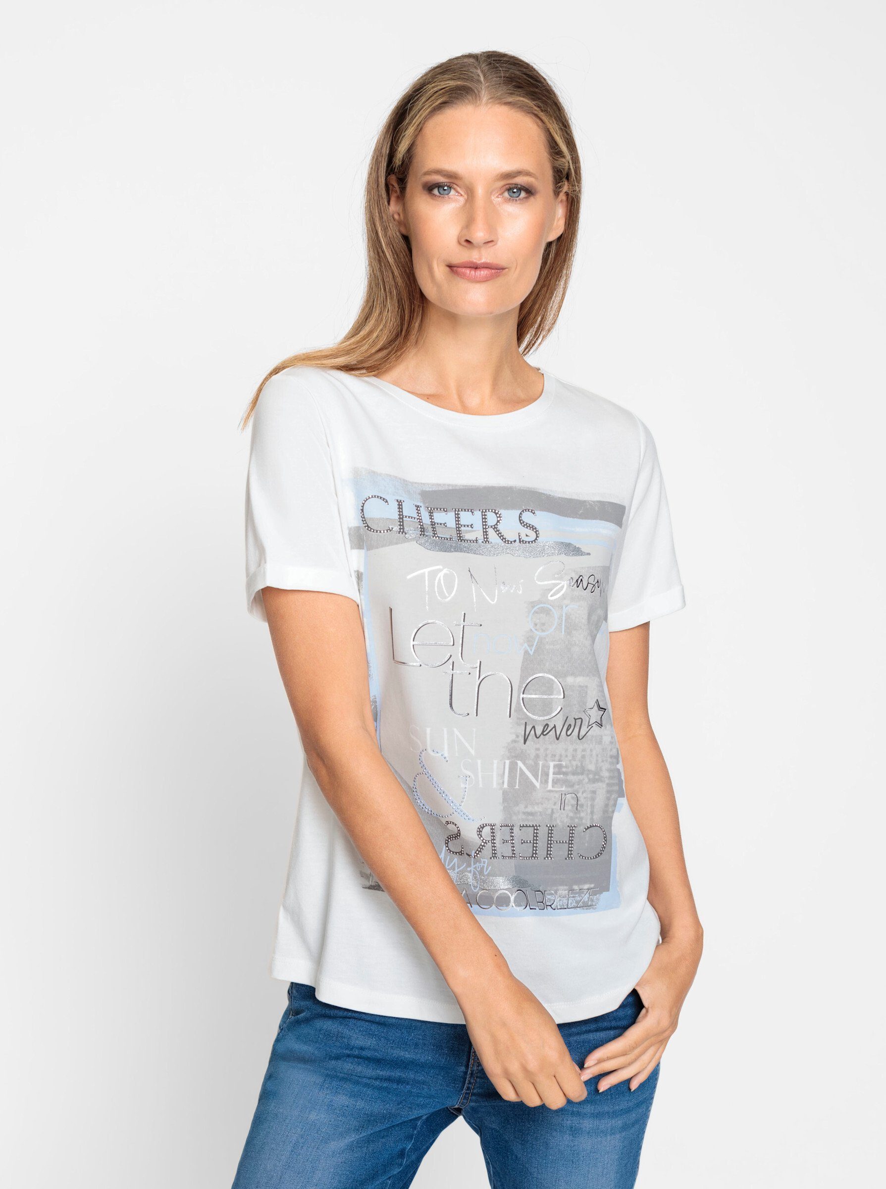 heine T-Shirt Shirt Kurzarm