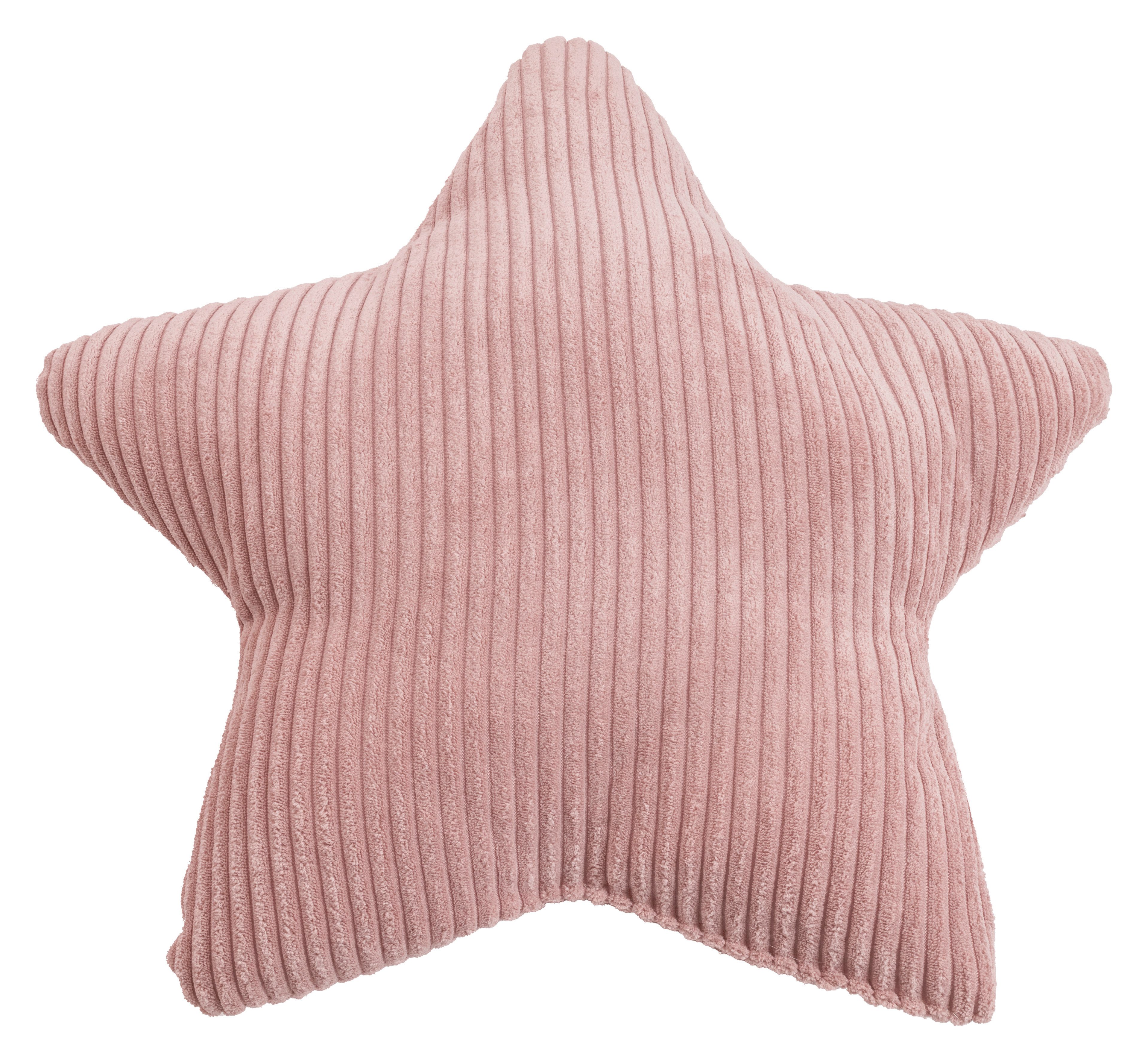 Magma Heimtex Dekokissen SHARA Sternkissen, Kuscheliges Sternkissen mit Cord-Charme