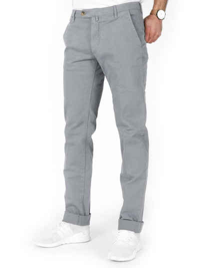 JACOB COHEN Slim-fit-Jeans Handgefertigte Chino Bundfaltenhose Grau - APW117 Comfort 082