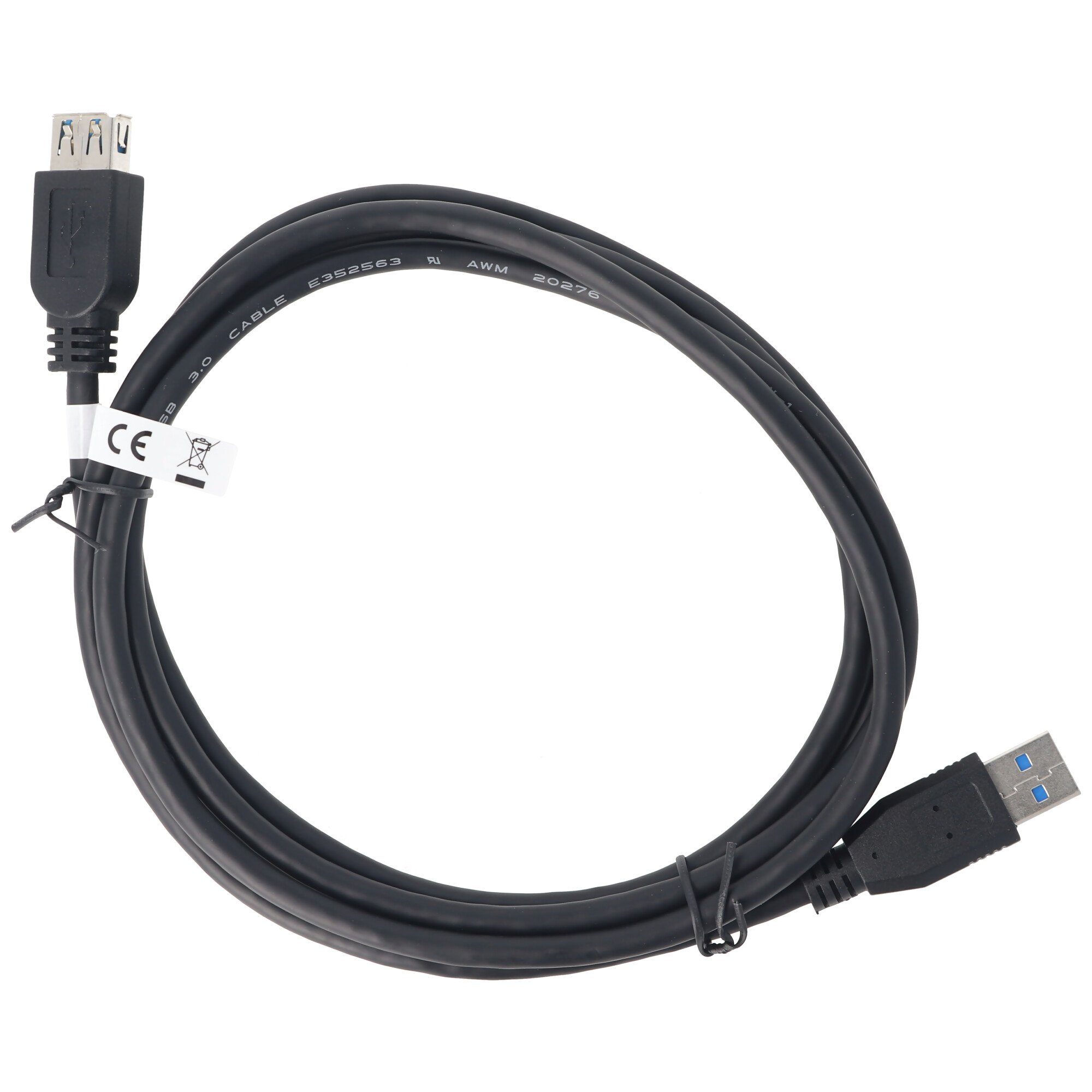 Goobay USB 3.0 SuperSpeed Verlängerungskabel 1,8 m, USB 3.0 Stecker (Typ A)  USB-Ladegerät