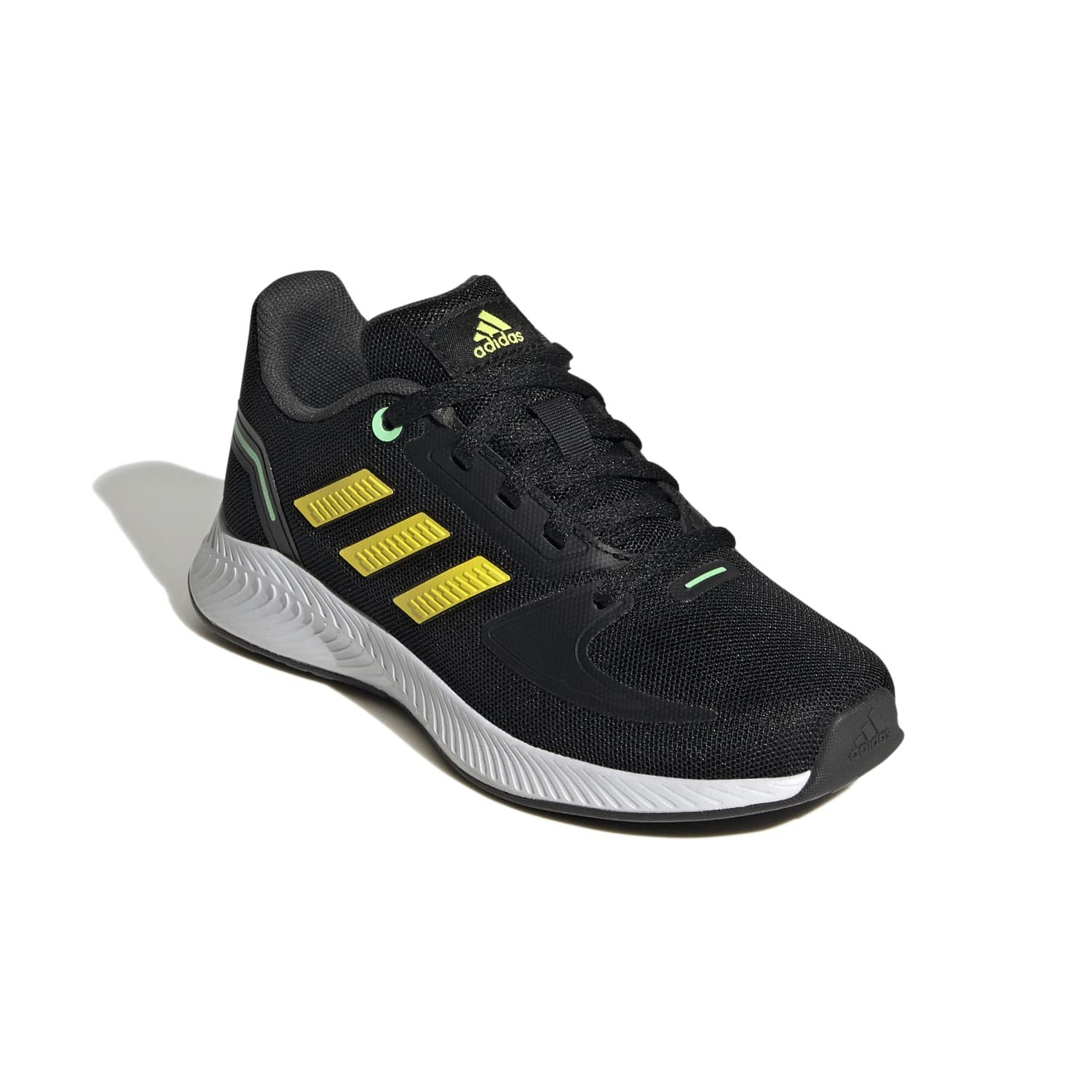 adidas Performance Sneaker Runfalcon 2.0 schwarz/gelb Kinder Laufschuh