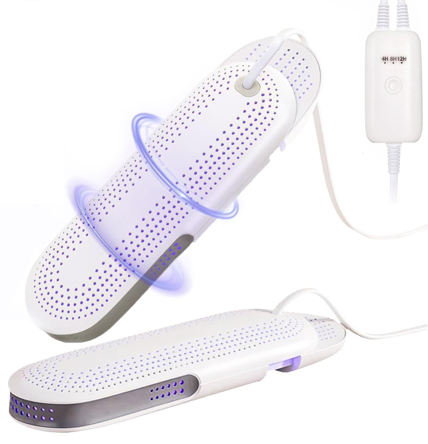 Coonoor Schuhtrockner Elektrisch, Stiefeltrockner Schuh Stiefelwärmer mit Timer, Schuhtrockner Antibakterielle für Schuhe Ski-Stiefel