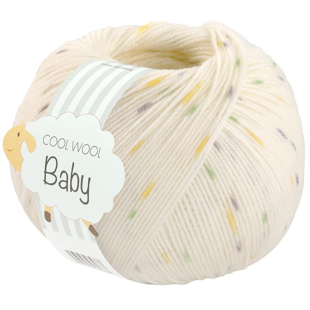 LANA GROSSA Cool Wool Baby Print Punto Häkelwolle, 220 m