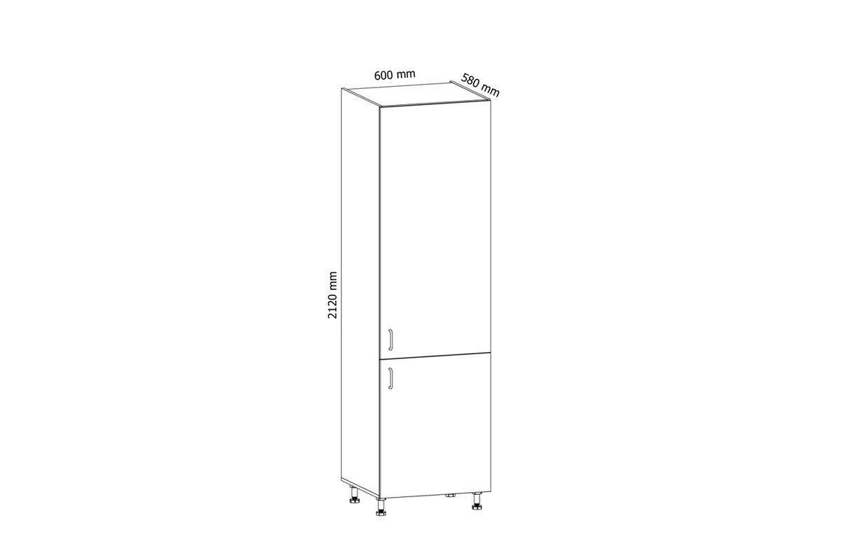 ROYAL24_MARKT Hochschrank - Hochwertiger Schrank für maximalen Stauraum (Hochschrank, 1-St., Provence - D60R) Feinste Qualität - Modern - Zeitlos.