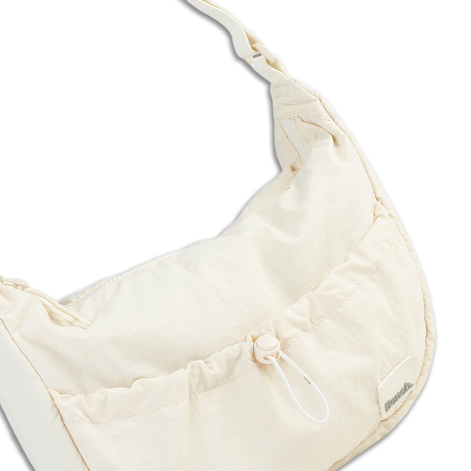 Bench. Umhängetasche Bench Umhängetasche Nylon washed beige (Umhängetasche), Damen Umhängetasche Nylon, washed, beige, weiß ca. 36cm x ca. 10cm