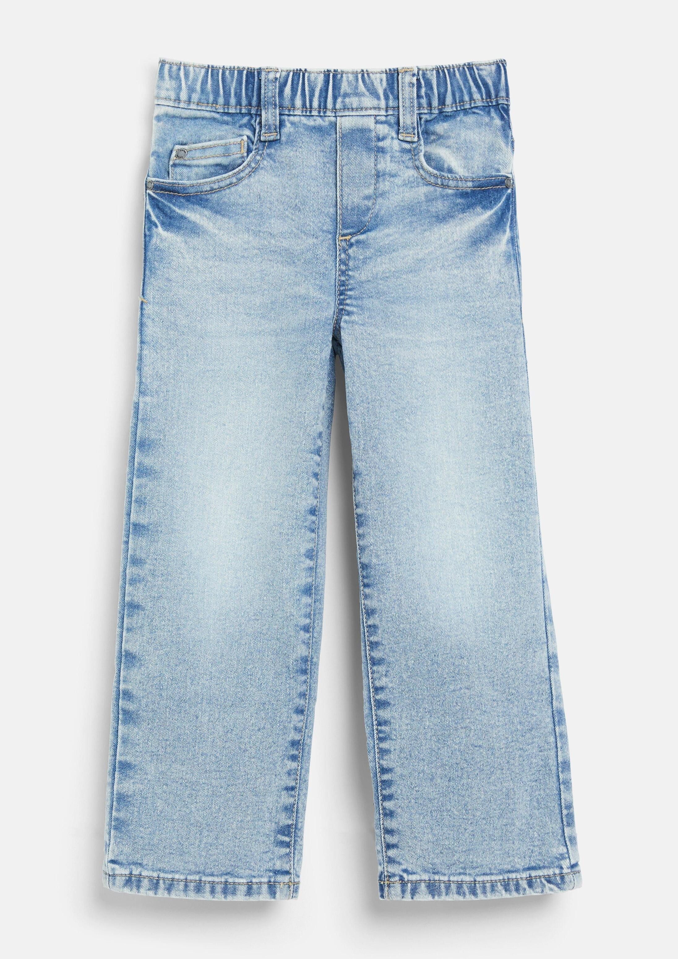 s.Oliver Weite Jeans Jeans-Hose BAGGY Jeans Pull on Baggy / Mid Rise / Wide Fit
