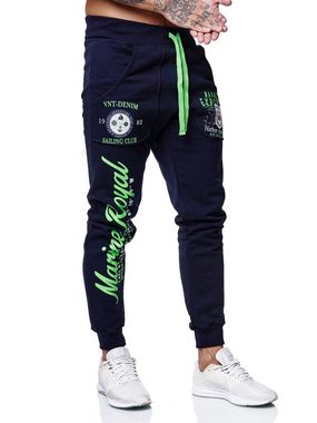 OneRedox Jogginghose JG-3628C (Sporthose Trainingshose Sweatpants, 1-tlg) Fitness Freizeit Casual