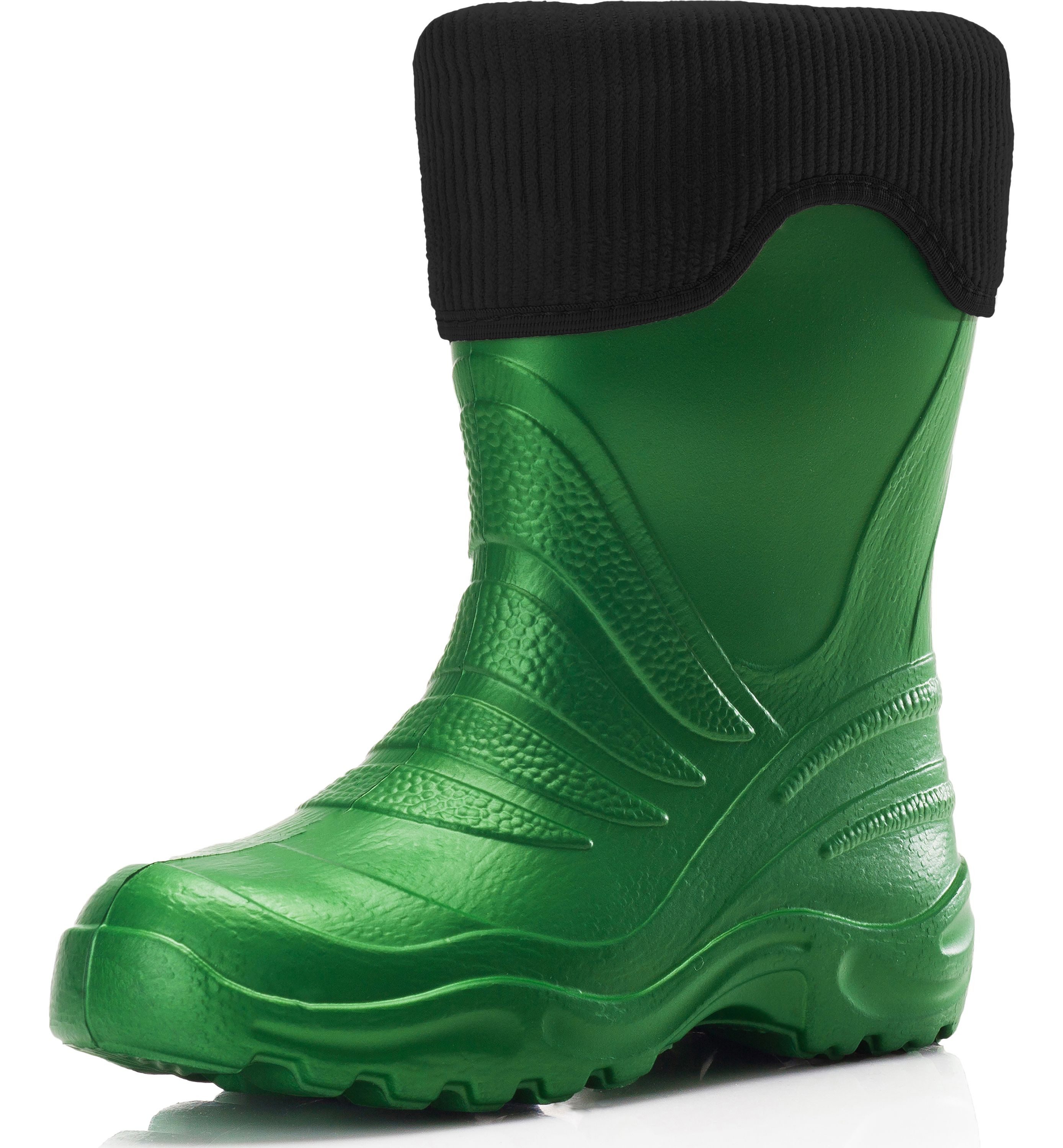 Ladeheid Regenstiefel in verschiedenen Farben LA-861 Gummistiefel Kinder gefüttert und federleicht