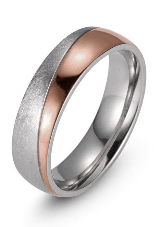 Firetti Trauring Schmuck Geschenk "LIEBE" mit Vertiefung, ca. 7,0mm breit