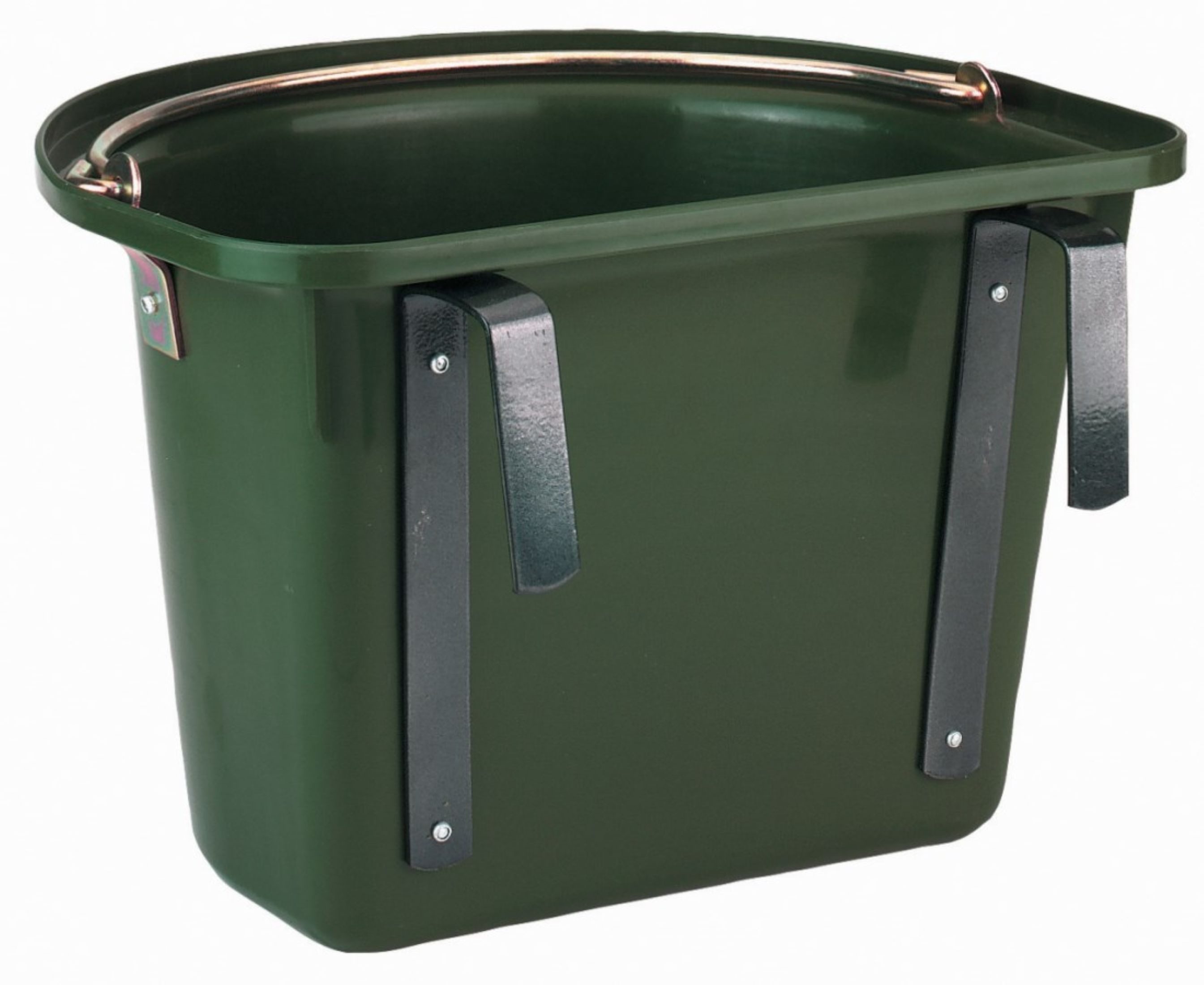 Kerbl Futterautomat Turnier-Futterkrippe grün mit Einhängebügel + Tragegriff, 32872