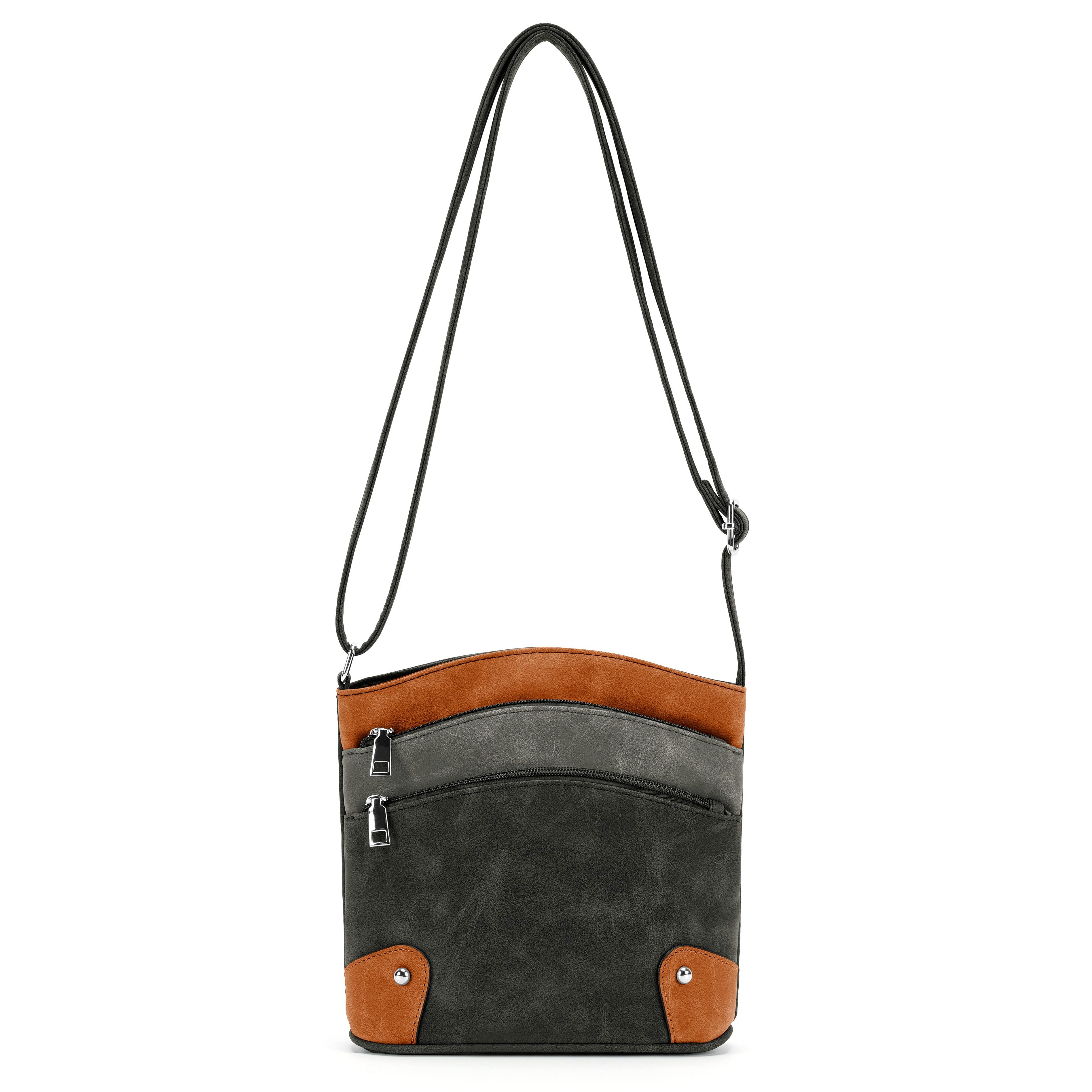 Umhängetasche Damen Crossbody Bag, 25x10x23cm Mittelgroß