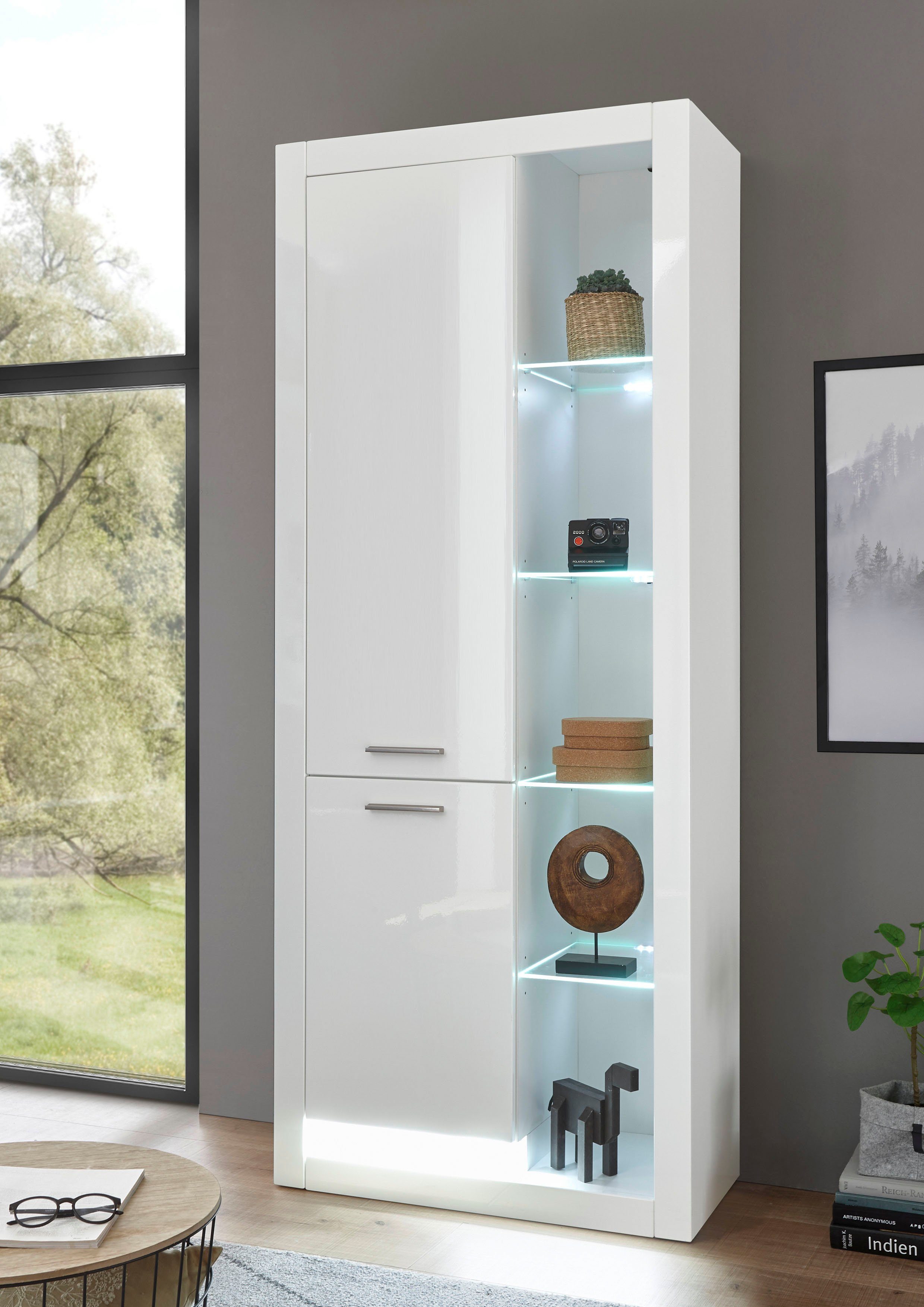 Places of Style Vitrine "MERAN", Höhe ca. 196 cm günstig online kaufen