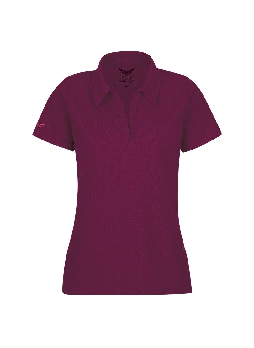 Trigema Poloshirt TRIGEMA Poloshirt ohne Knopfleiste günstig online kaufen