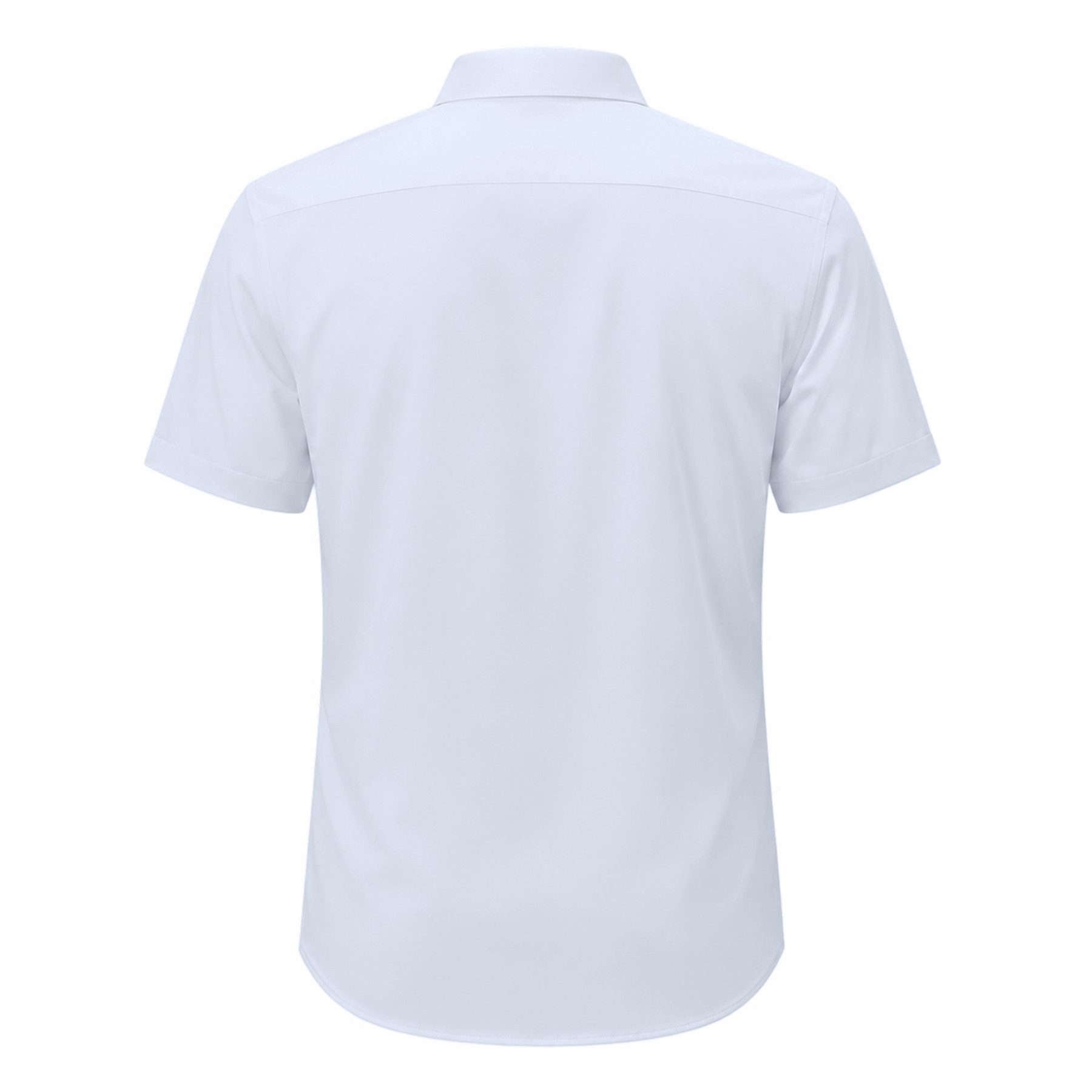 Allthemen Kurzarmhemd Herren Kurzarmhemd klassischer Kragen Regular Fit Business Hemd – Bild 3 von 5