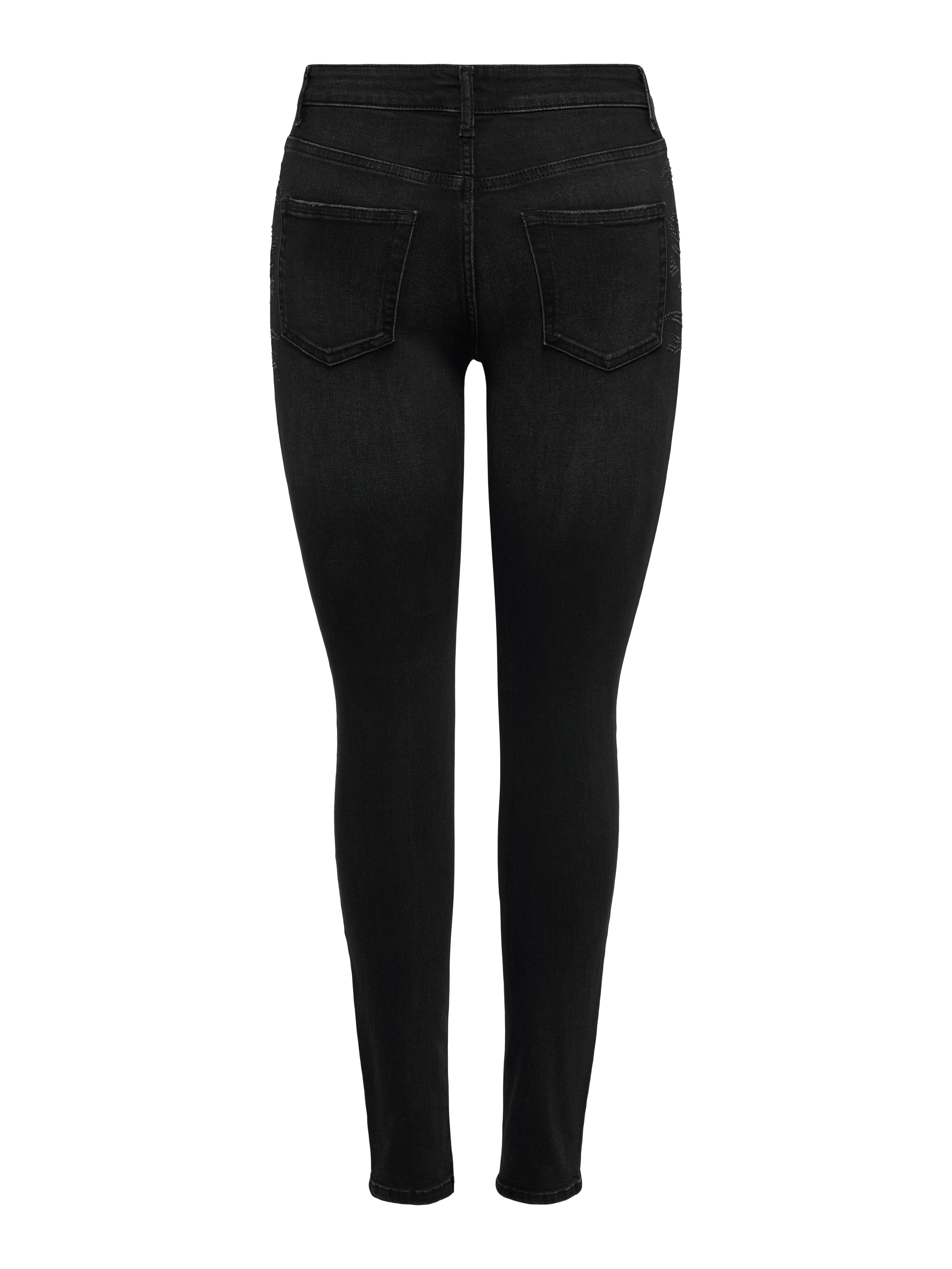 ONLY Skinny-fit-Jeans ONLBLUSH RHINESTONE HW SKINNY DNM TAI
