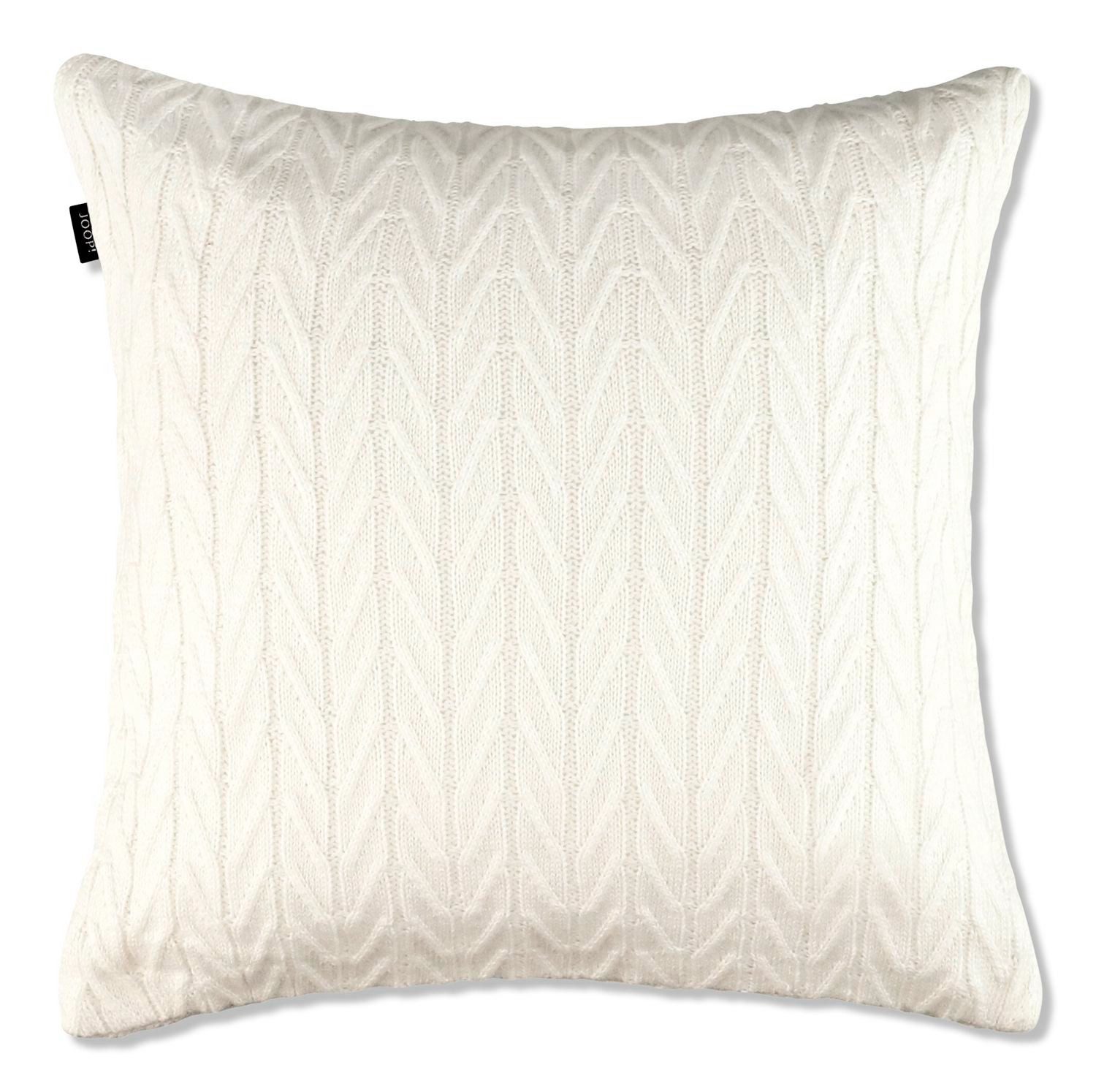 JOOP! Kissenhülle Kissenhülle Weavelle 71415, feine Strick-Qualiät, 100% Baumwolle