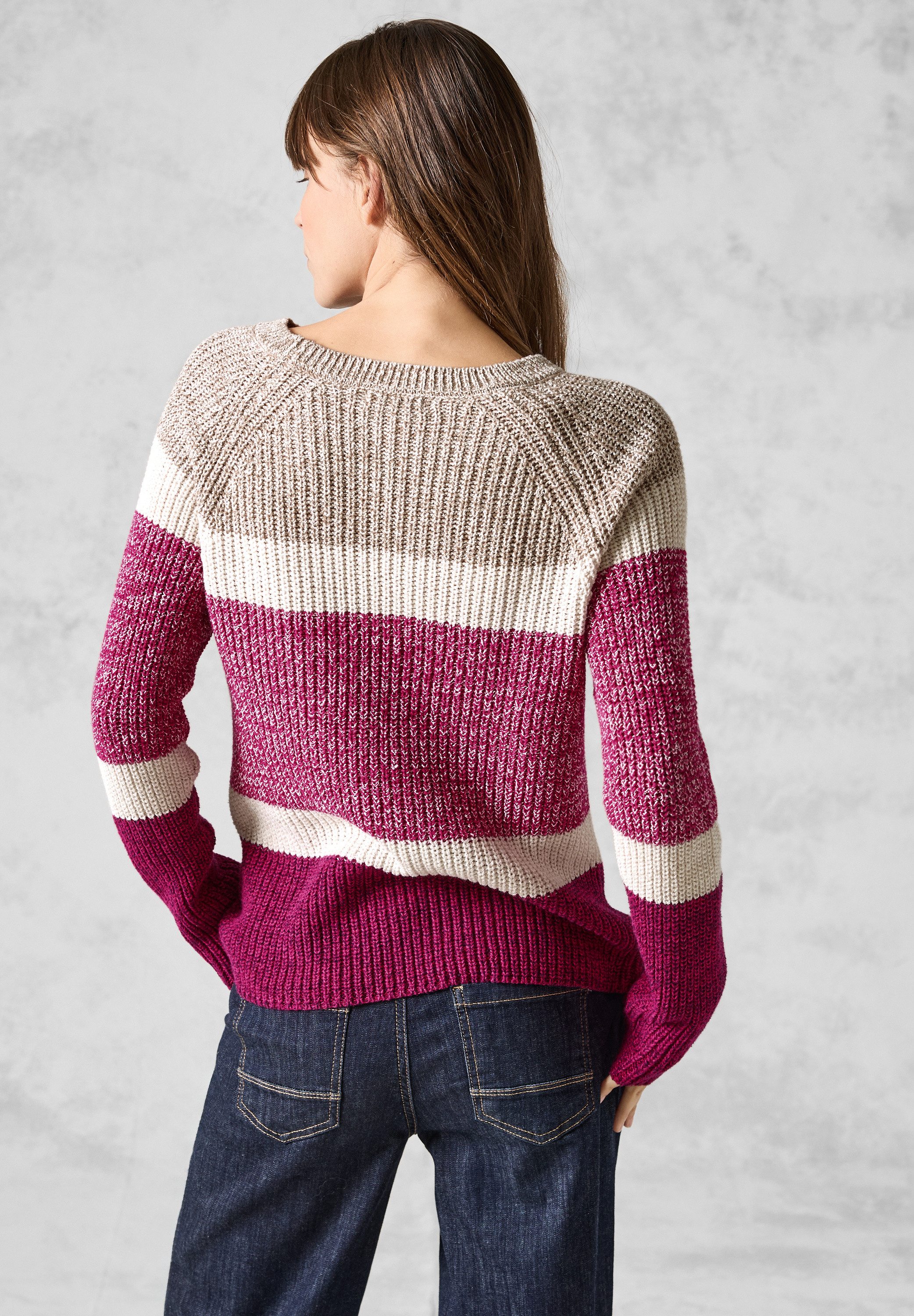 CECIL Strickpullover mit Streifen günstig online kaufen
