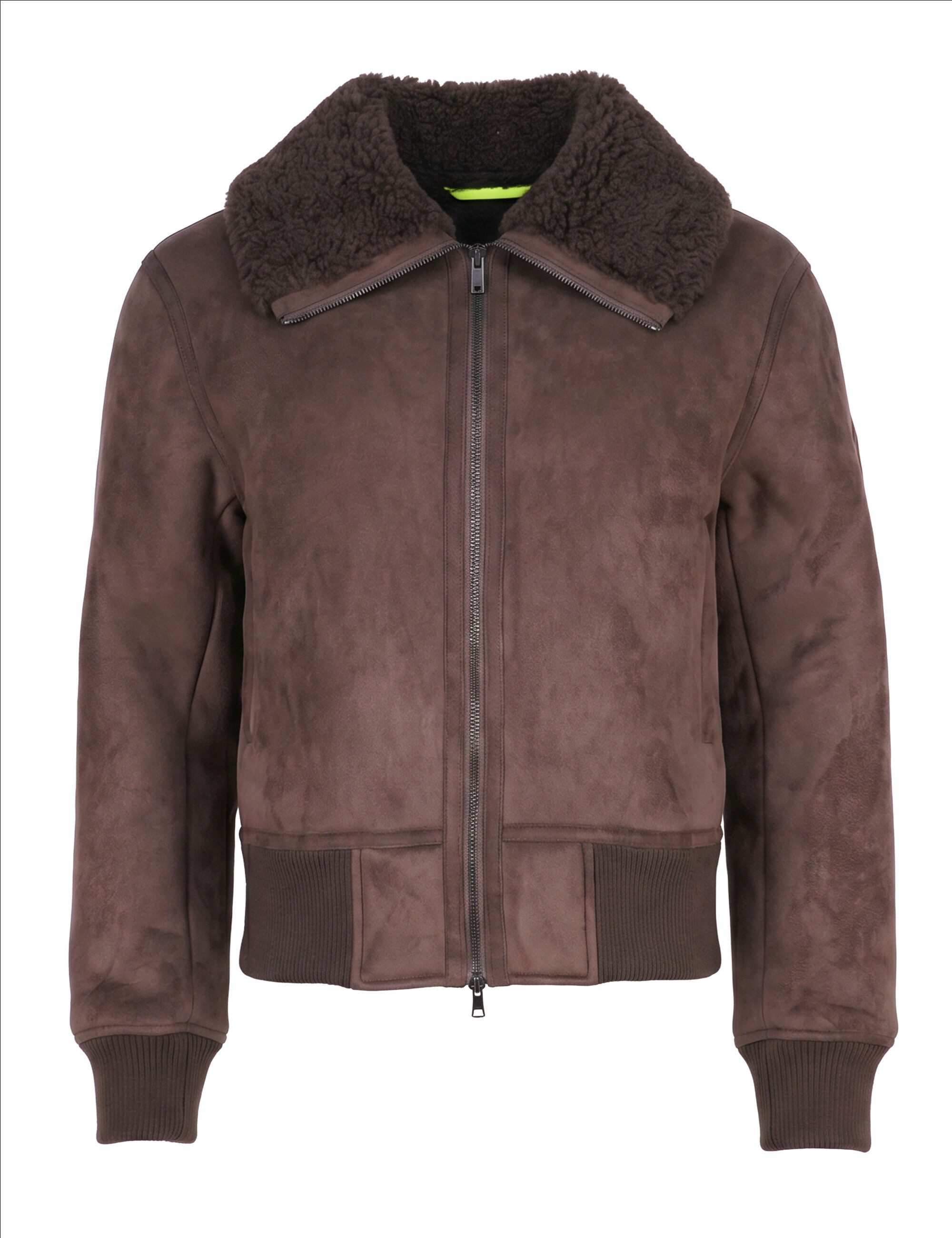 No.1 COMO Bomberjacke CLEVELAND Mit Teddyfellkragen – Bild 2 von 4