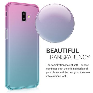 kwmobile Handyhülle Hülle für Samsung Galaxy J6+ / J6 Plus DUOS, TPU Silikon Handy Schutzhülle Cover Case - Zwei Farben Design