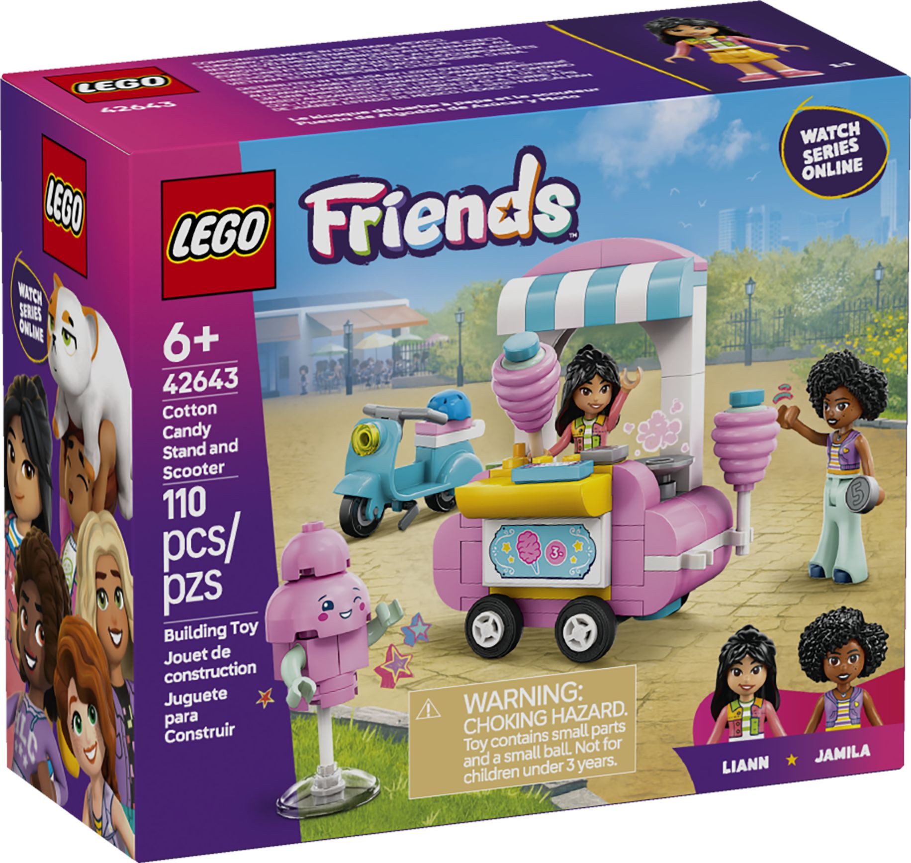 LEGO® Friends Zuckerwattestand - 42643 NEU! Teile 110x Spielbausteine