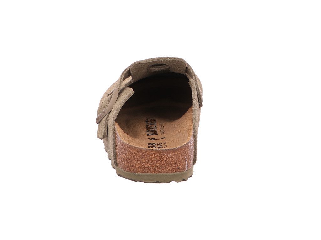 Birkenstock Boston LEVE Faded Khaki Pantolette
