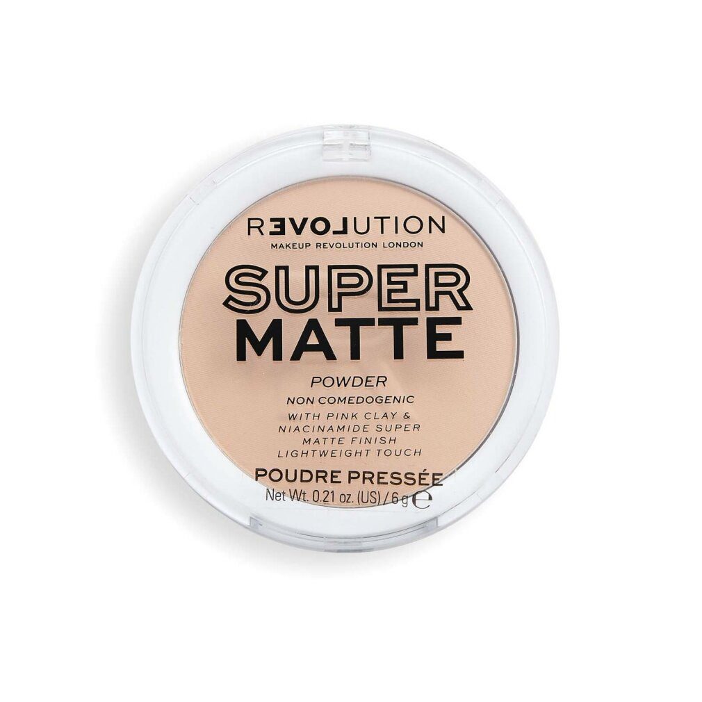 MAKE UP REVOLUTION Puder Super Mattes gepresstes Puder Vanille 6g