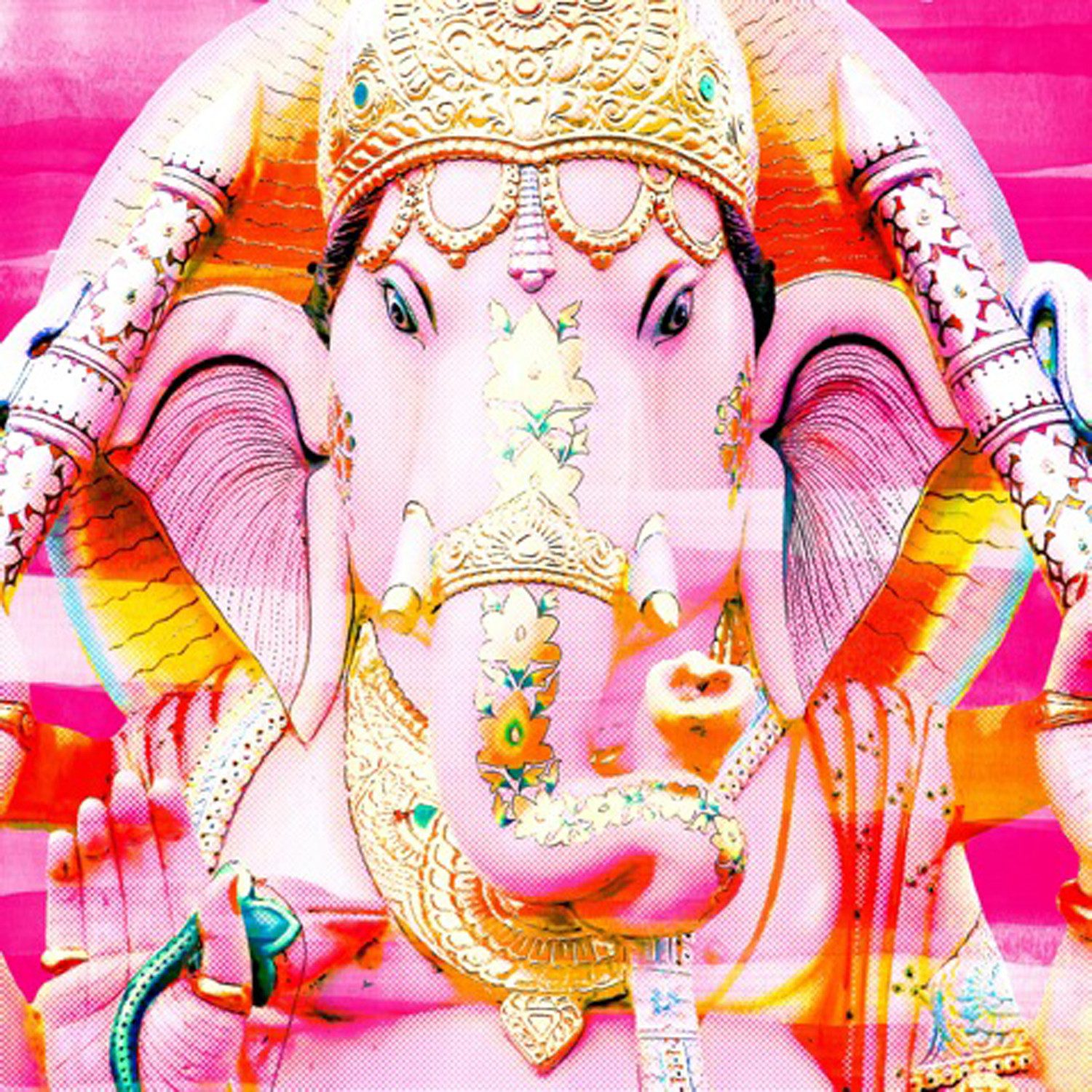 queence Acrylglasbild Elephant God - Lord Ganesha : Ganesh Chaturthi, Elefant, Elefant, Tier inkl. rückseitiger, vormontierter Aufhängung
