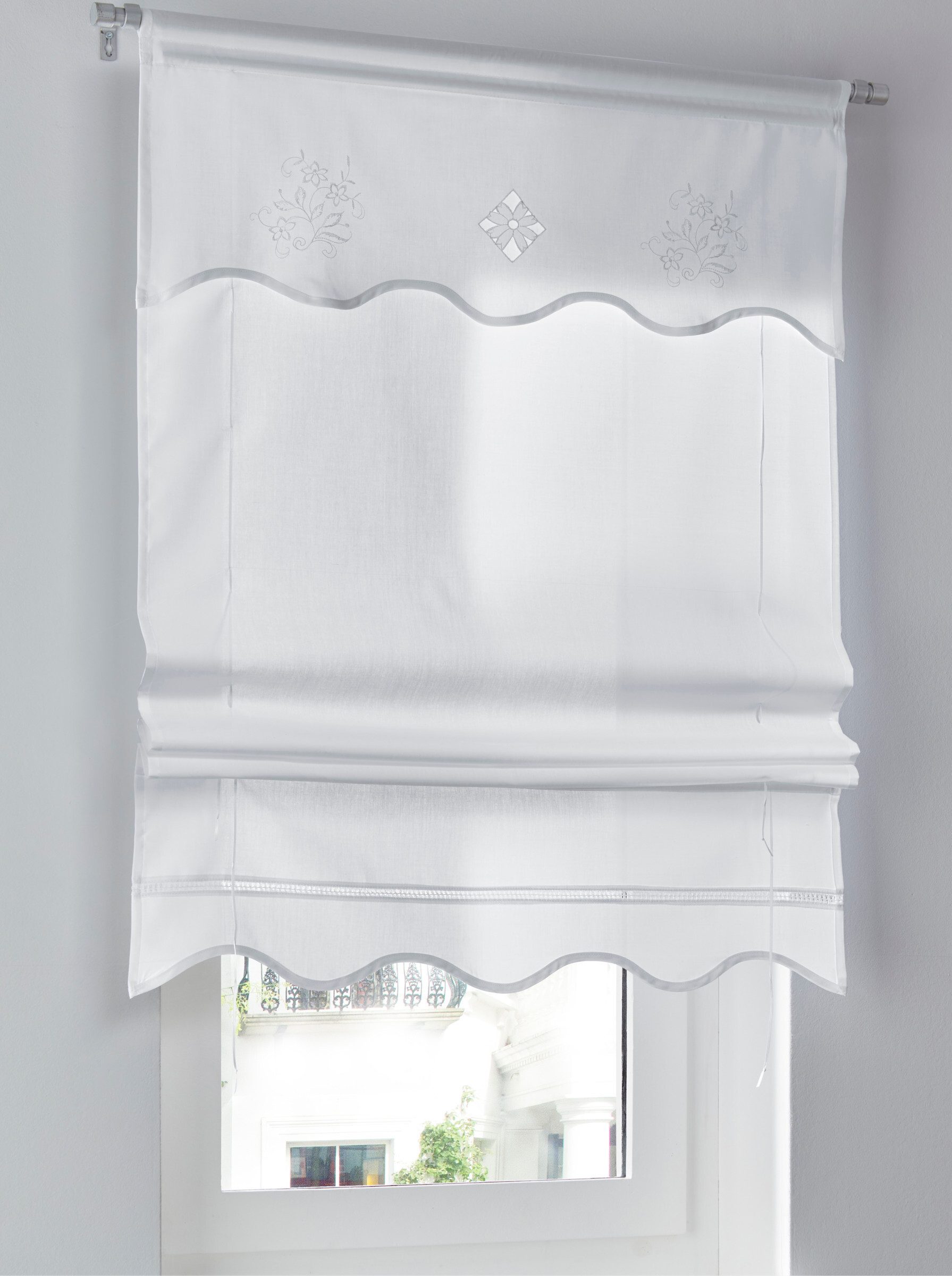 Rollo Bändchenrollo, heine, blickdicht, Stangendurchzug günstig online kaufen