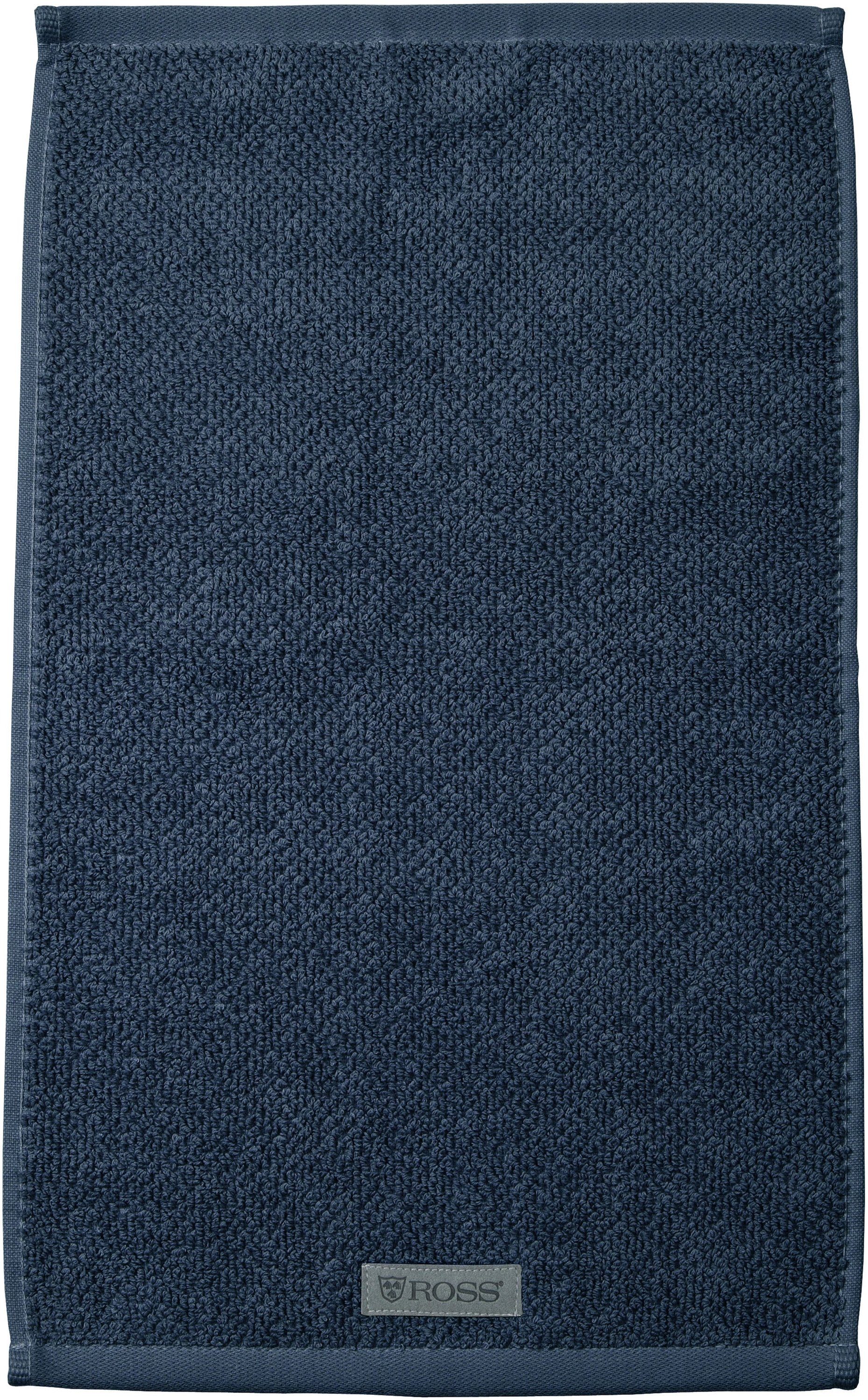 Handtuch Waschhandschuh ROSS Handtuch SELECTION Serie GOTS Frottee rechteckig (1-St), 4007-25, Verifiziert, ROSS Nachtblau, Duschtuch Gästetuch