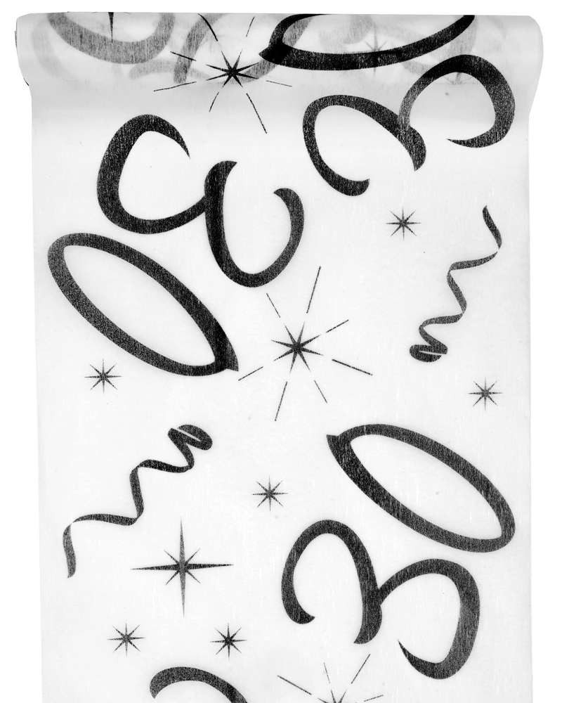 Santex Tischläufer VLIES- ROLLE, Tischläufer für Geburtstag 30cm/5m.