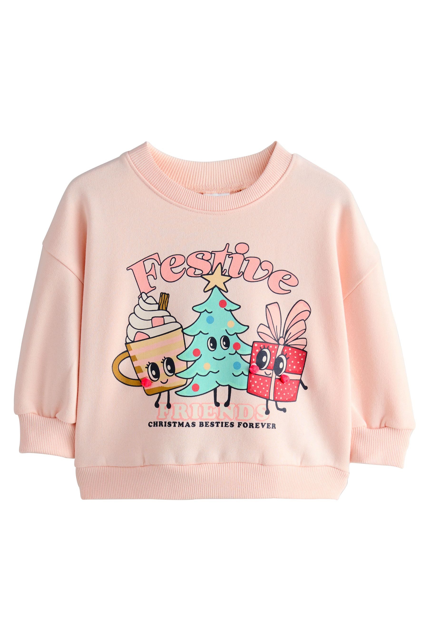 Next Sweater Sweatshirt mit Rundhalsausschnitt (1-tlg)