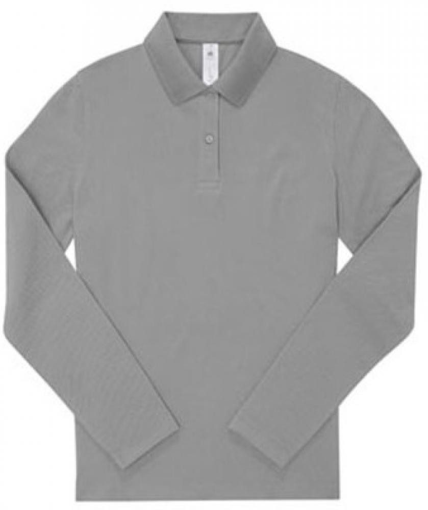 B&C Langarm-Poloshirt My Polo 180 Long Sleeve /Women XS bis 3XL