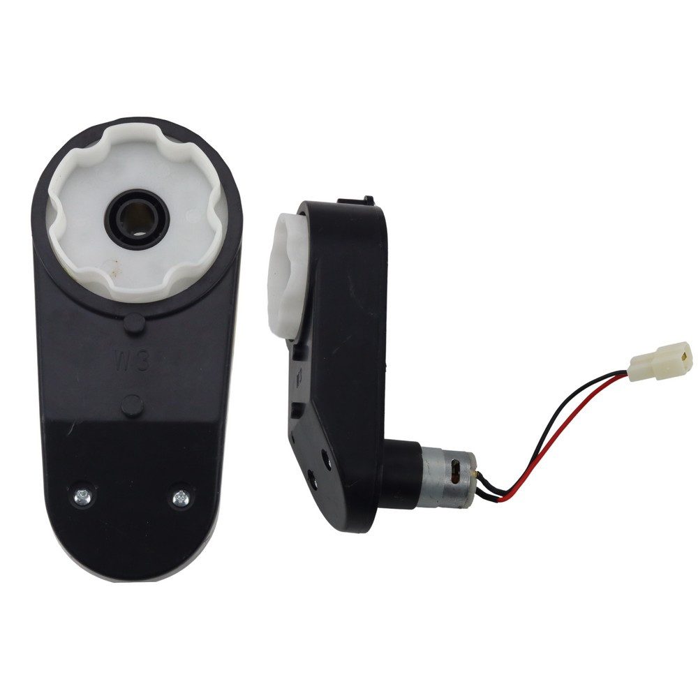 LEAN TOYS Drehtorantrieb Getriebemotor Antriebsmotor Elektromotor, 12 V Getriebemotor, (Spar-Set, 1-tlg), 12V Getriebemotor, RS390, Steckanschluss