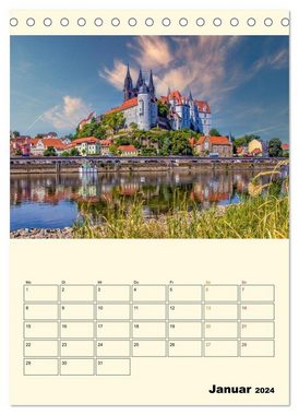 CALVENDO Wandkalender Mein Sachsen (Tischkalender 2024 DIN A5 hoch), CALVENDO Monatskalender
