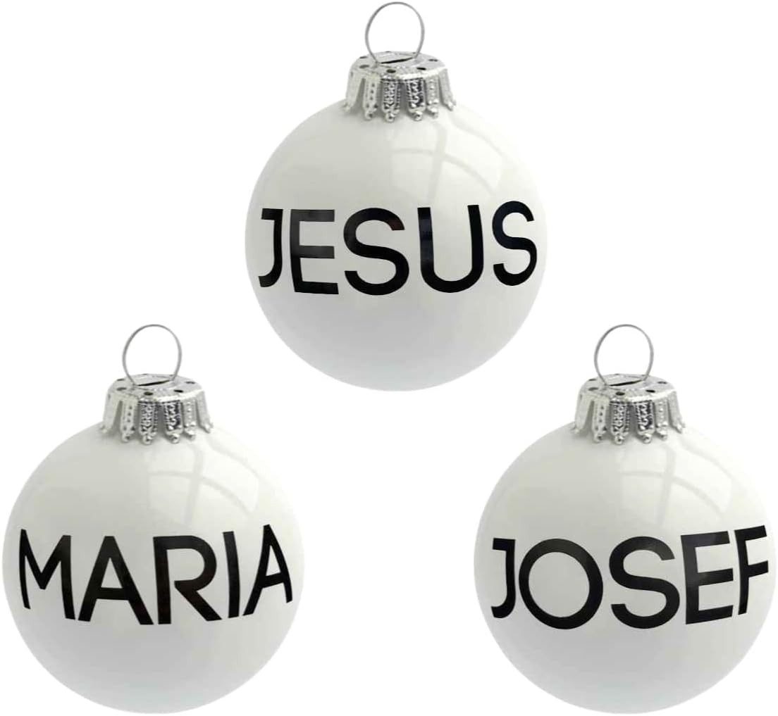 WestCraft Weihnachtsbaumkugel Christbaumkugeln Krippenspiel - Die günstig online kaufen