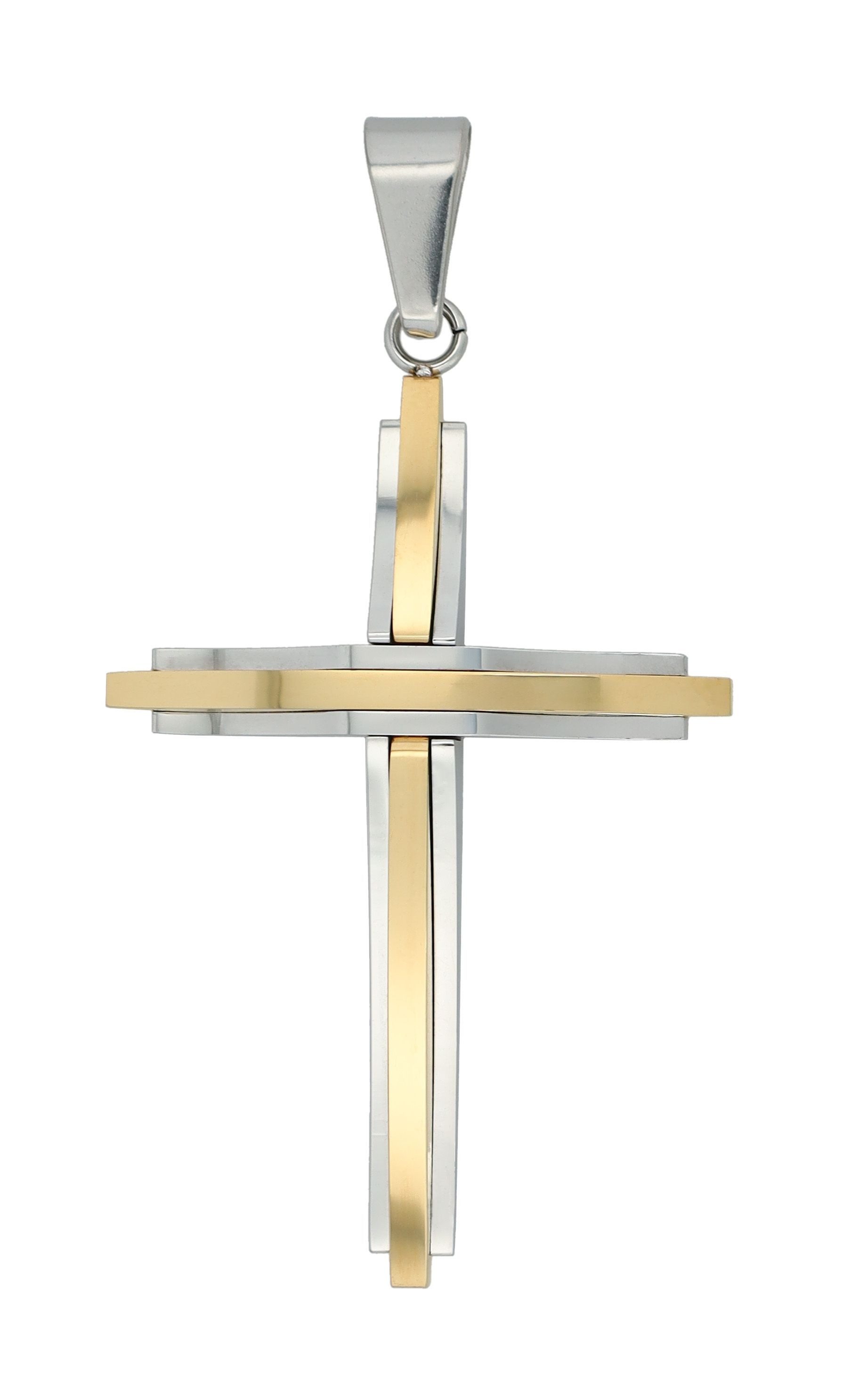 Kettenanhänger Anhänger – Kreuz Kreuzanhänger aus Edelstahl