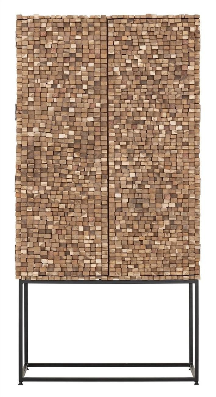 Must Living Mehrzweckschrank Sticks aus Teakholz, 90 cm