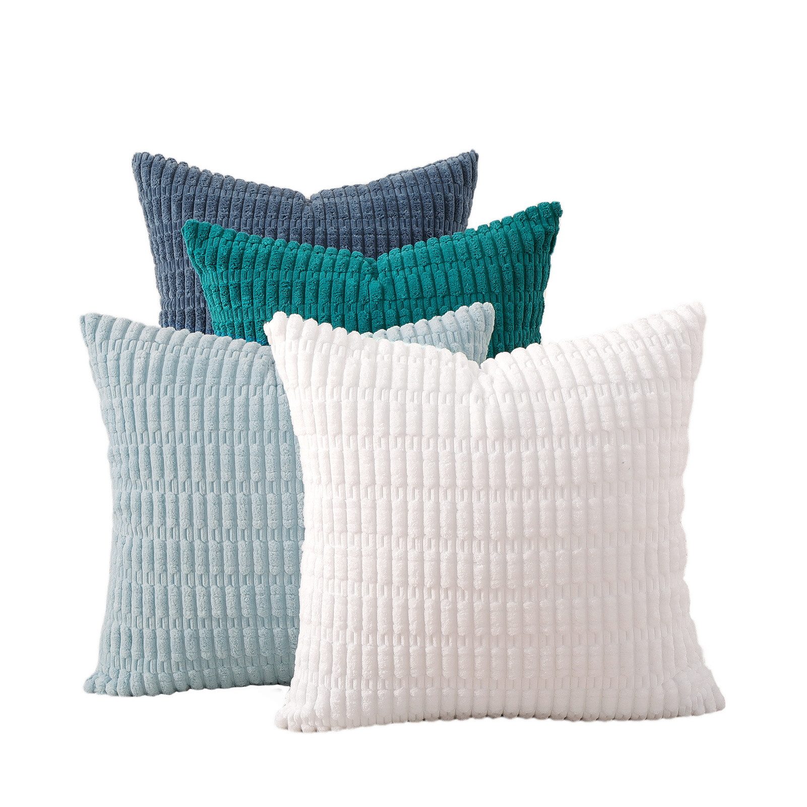 Interior by Hakito Dekokissen 4er Set Kissenbezüge inklusive Füllkissen Set günstig online kaufen