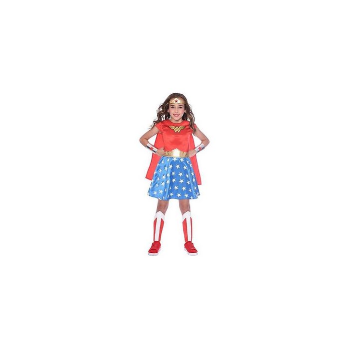 Amscan Kostüm Kinderkostüm Wonderwoman Classic Alter 4-6 Jahre