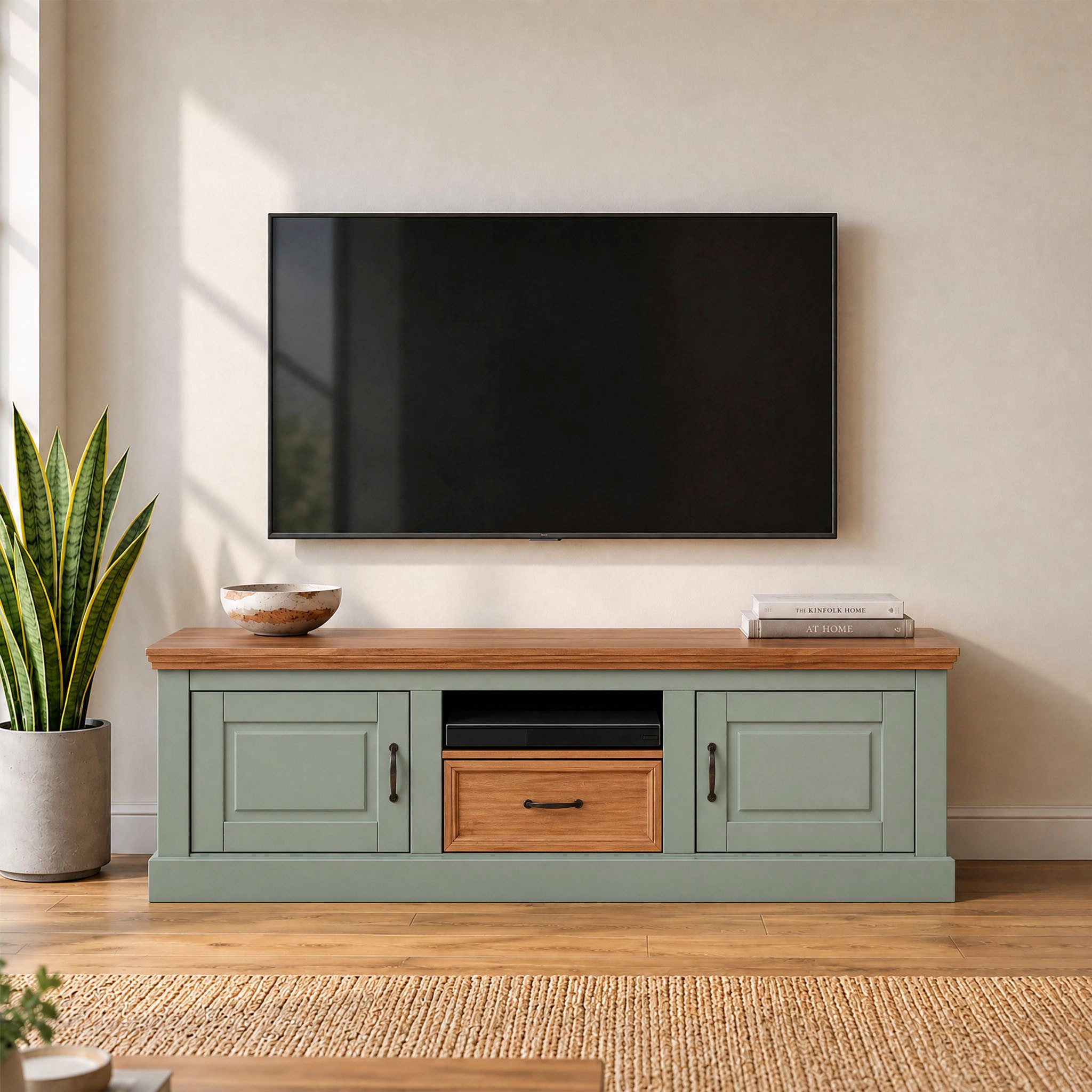 OTTO home Lowboard Selma, TV-Kommode, Breite 160 cm, 1 Schubkasten, 2 Türen