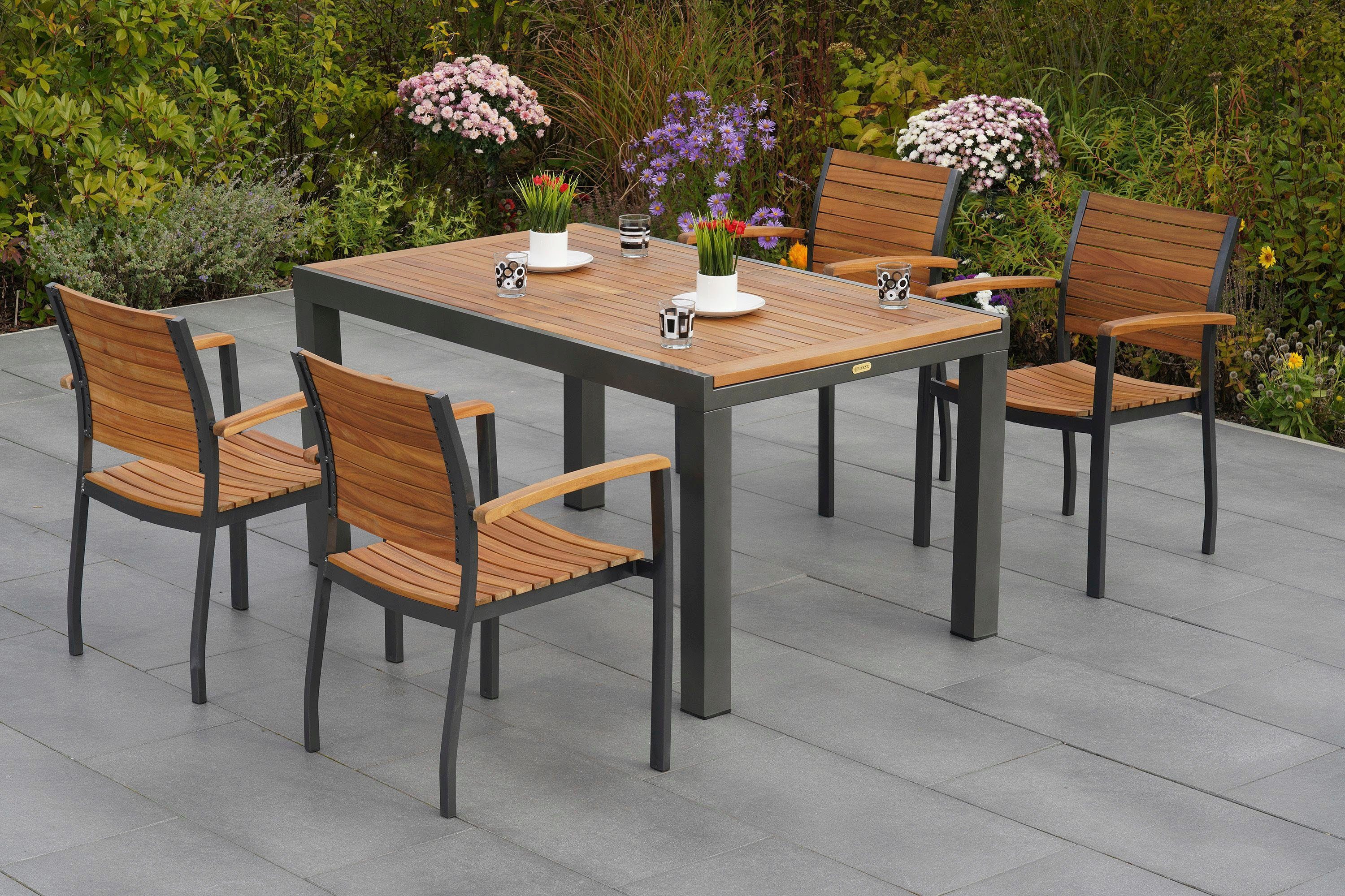 MERXX Garten-Essgruppe Santorin, (5-tlg) günstig online kaufen