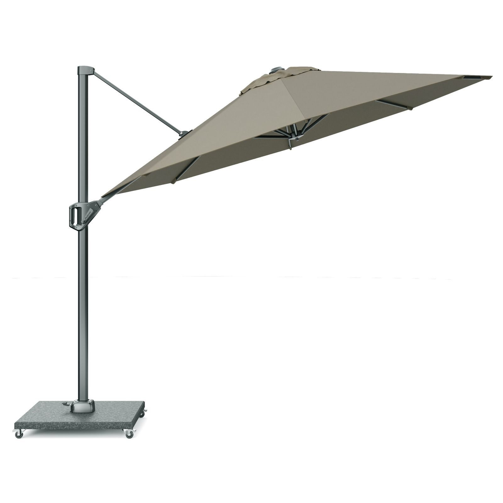 Platinum Sonnenschirm rund Voyager T¹ Basic 360° kippbar, LxB: 300x300 cm