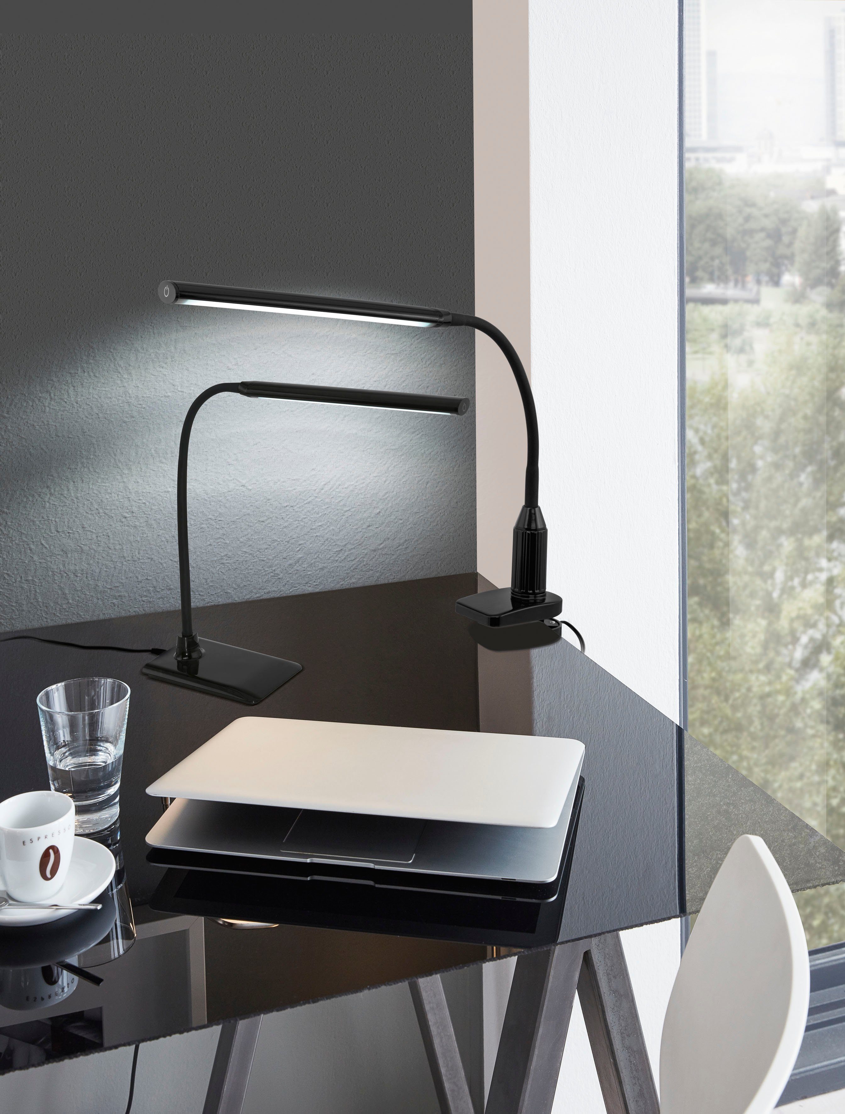 EGLO LED Tischleuchte LAROA, Dimmfunktion, LED günstig online kaufen