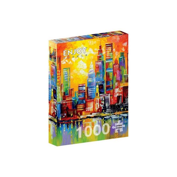 ENJOY Puzzle Puzzle ENJOY-1784 - Bright New York City Puzzle 1000 Teile Puzzleteile