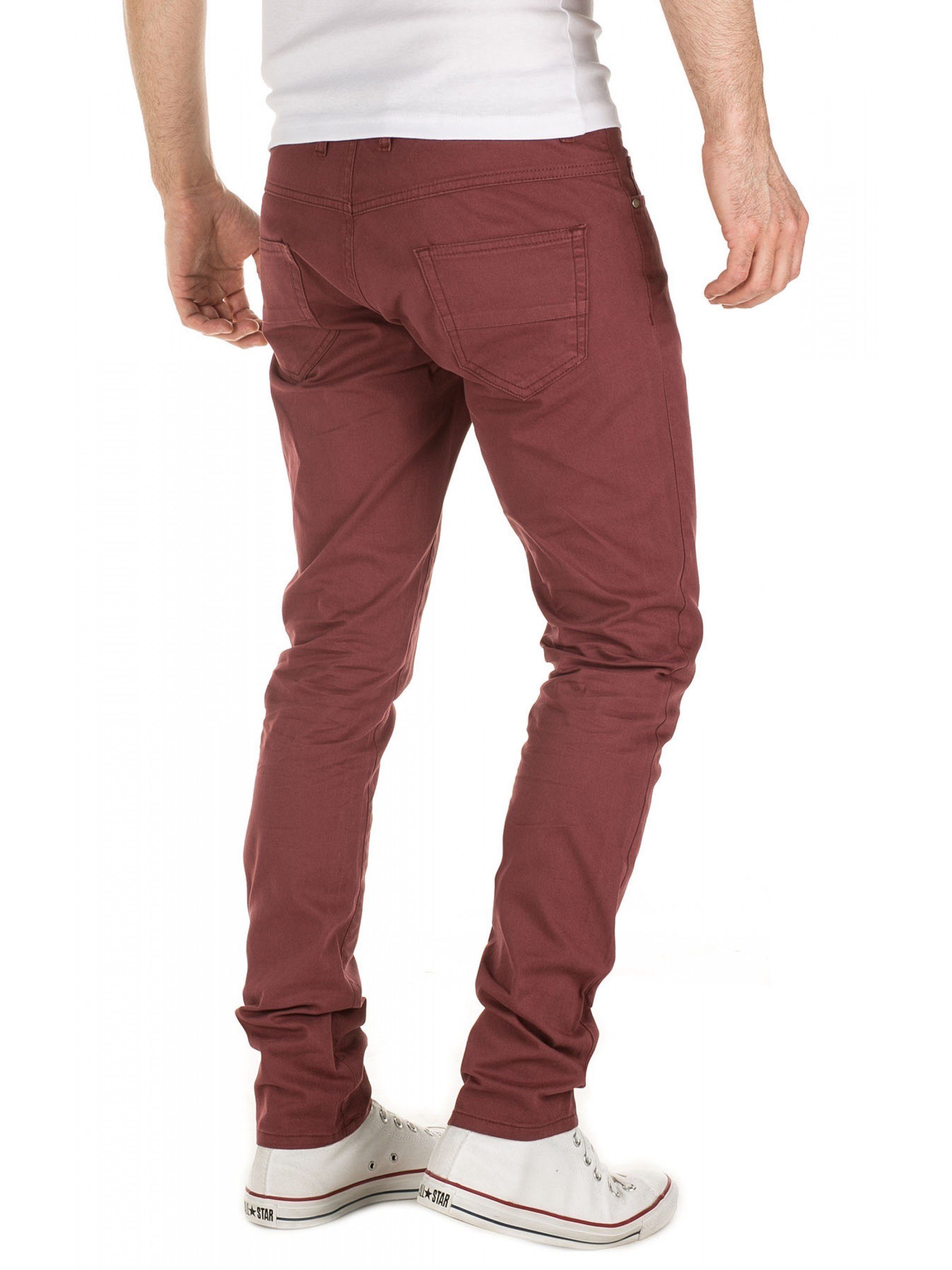 mahogany Pants 191521) Rot Simon Chino Simon Chinos (red Yazubi