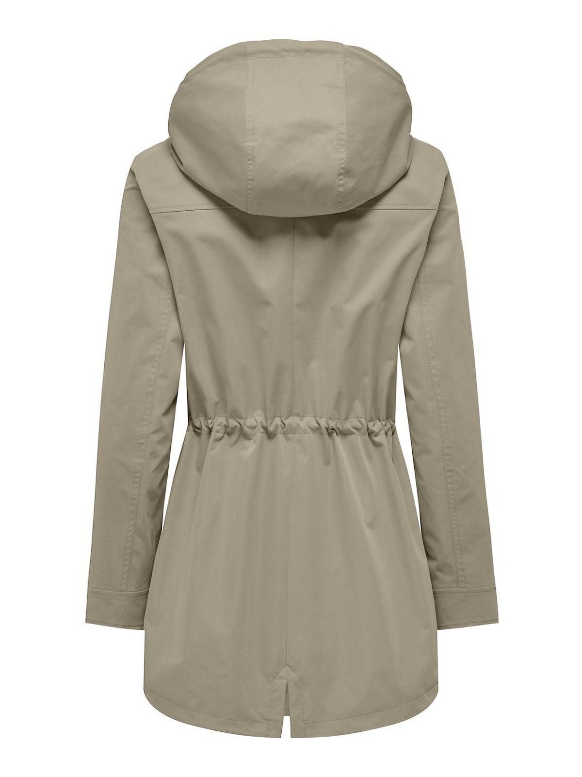 ONLY Parka ONLLouise Parkastyle, mit Kapuze und Taillenzugband