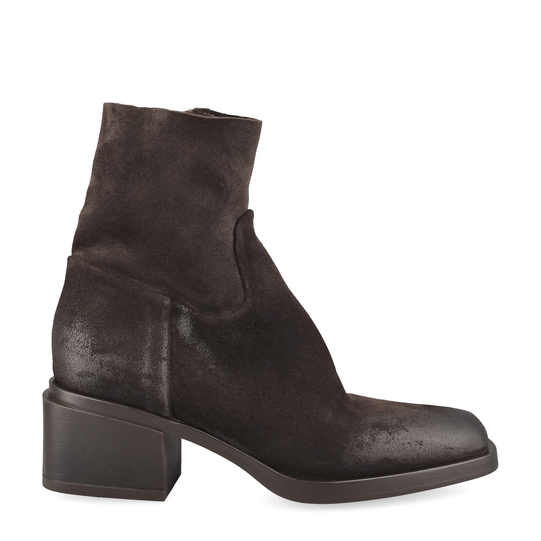 ELENAIACHI E4424 VELOUR EBANO, Stiefeletten, Braun, Damen Stiefelette