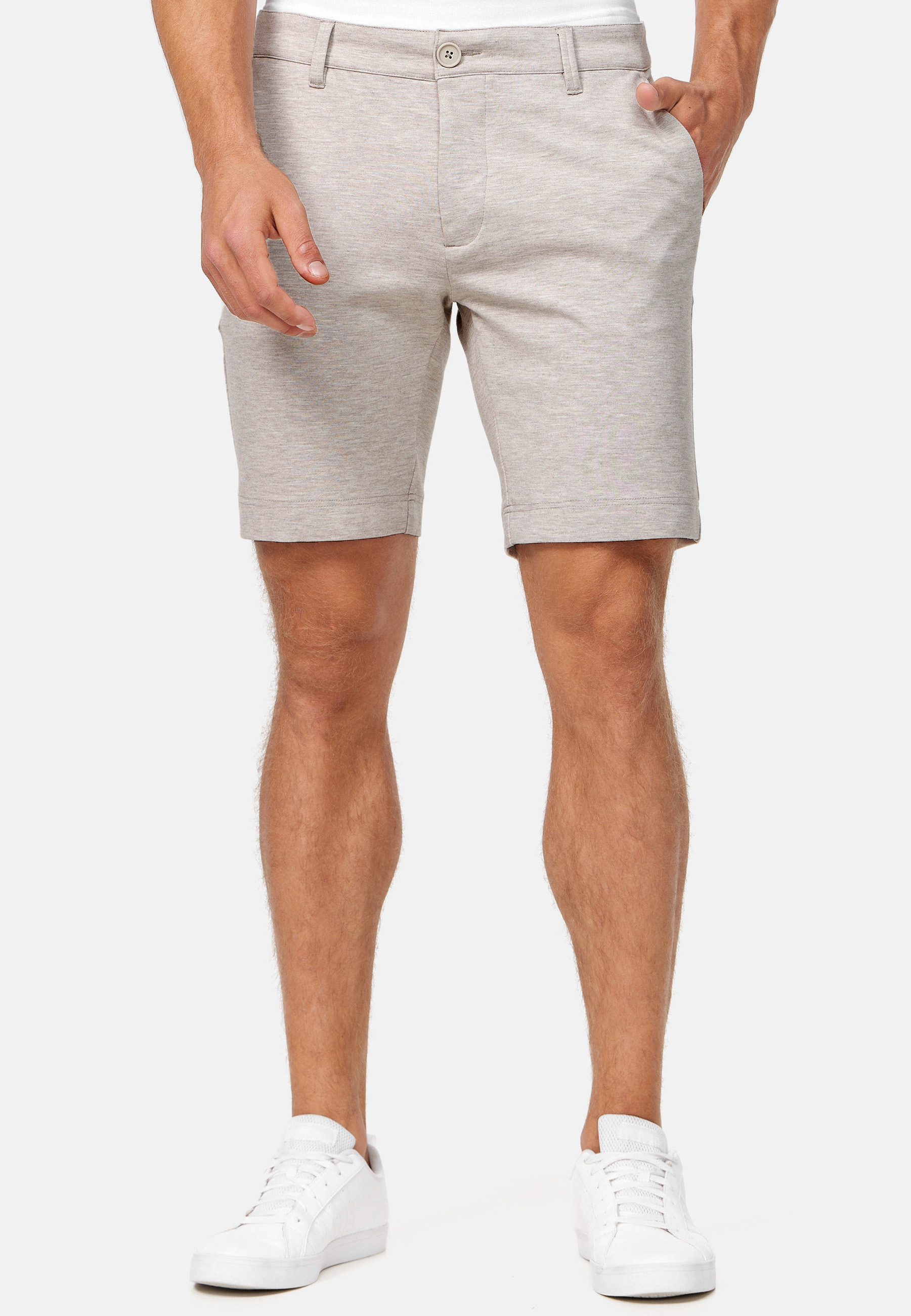 INDICODE Chinoshorts Herren Aalborg Chino Shorts Herrenshorts aus Viskose-Stretch