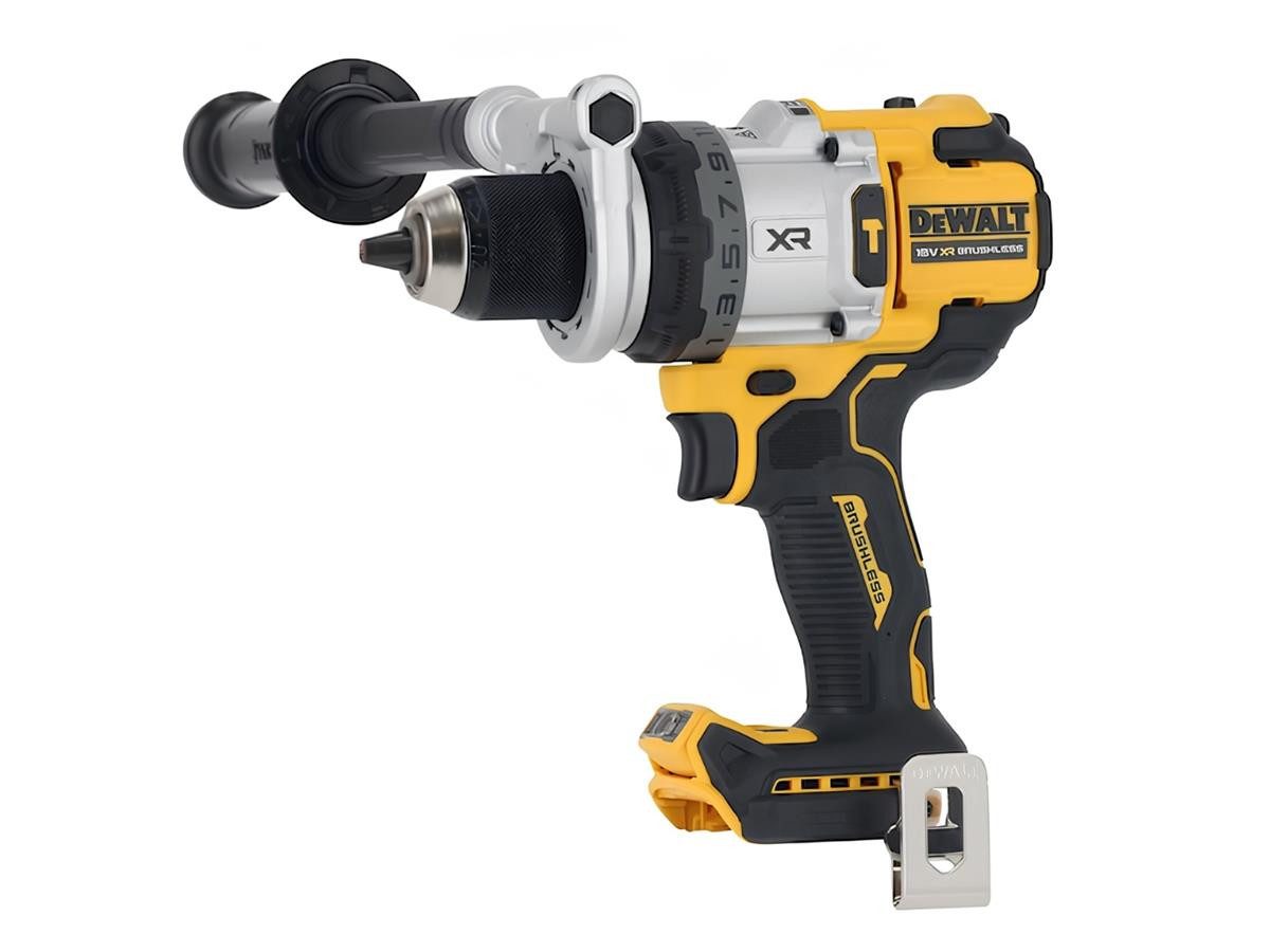 DeWalt Akku-Schlagbohrschrauber 18V (Basisv), 18 V, ohne Akku und Ladegerät, inkl. T STAK-Box und Metall-Gürtelhaken